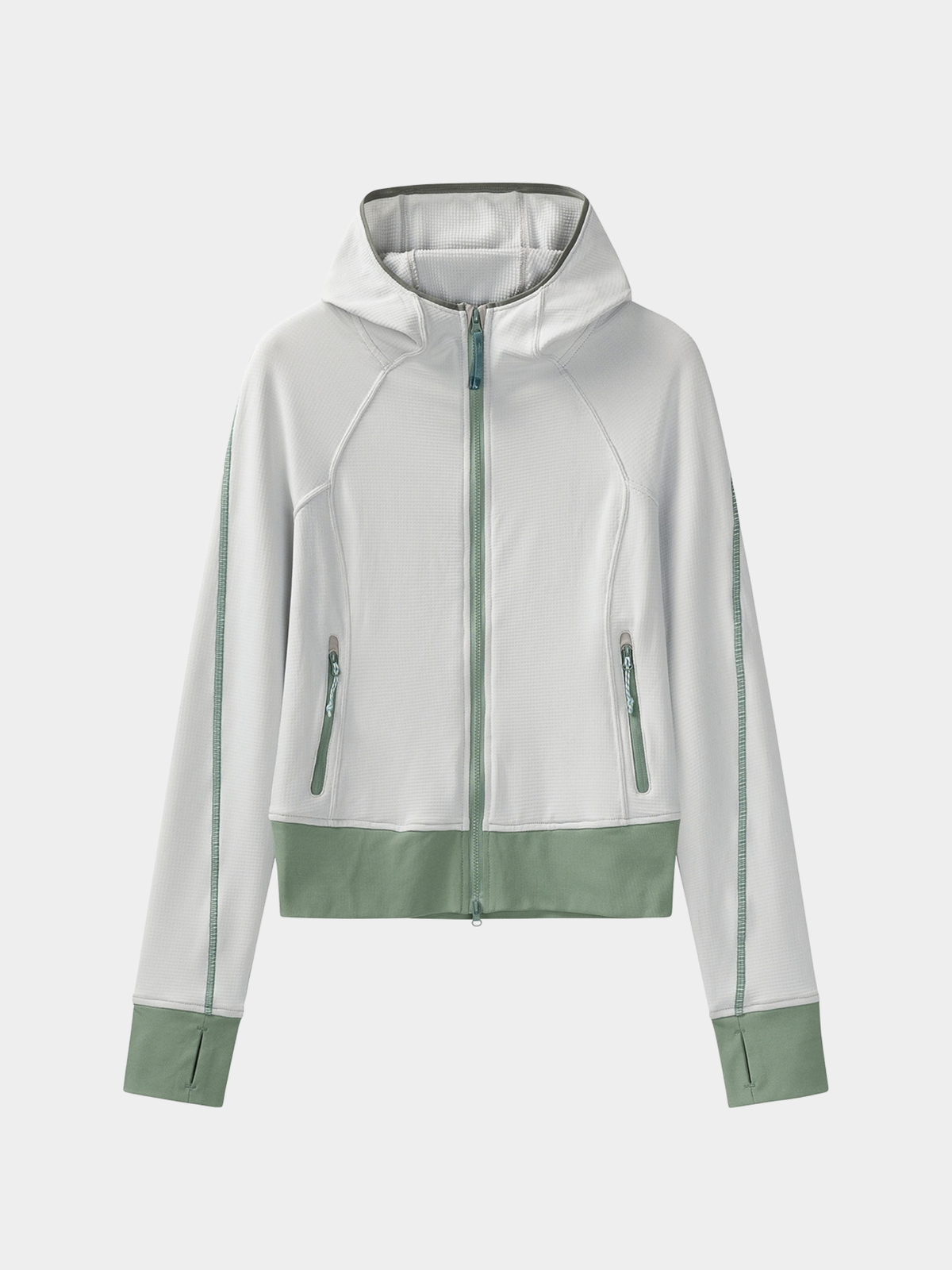 FluffGlide - Women's Breathable Stretch Grid Fleece Jacket