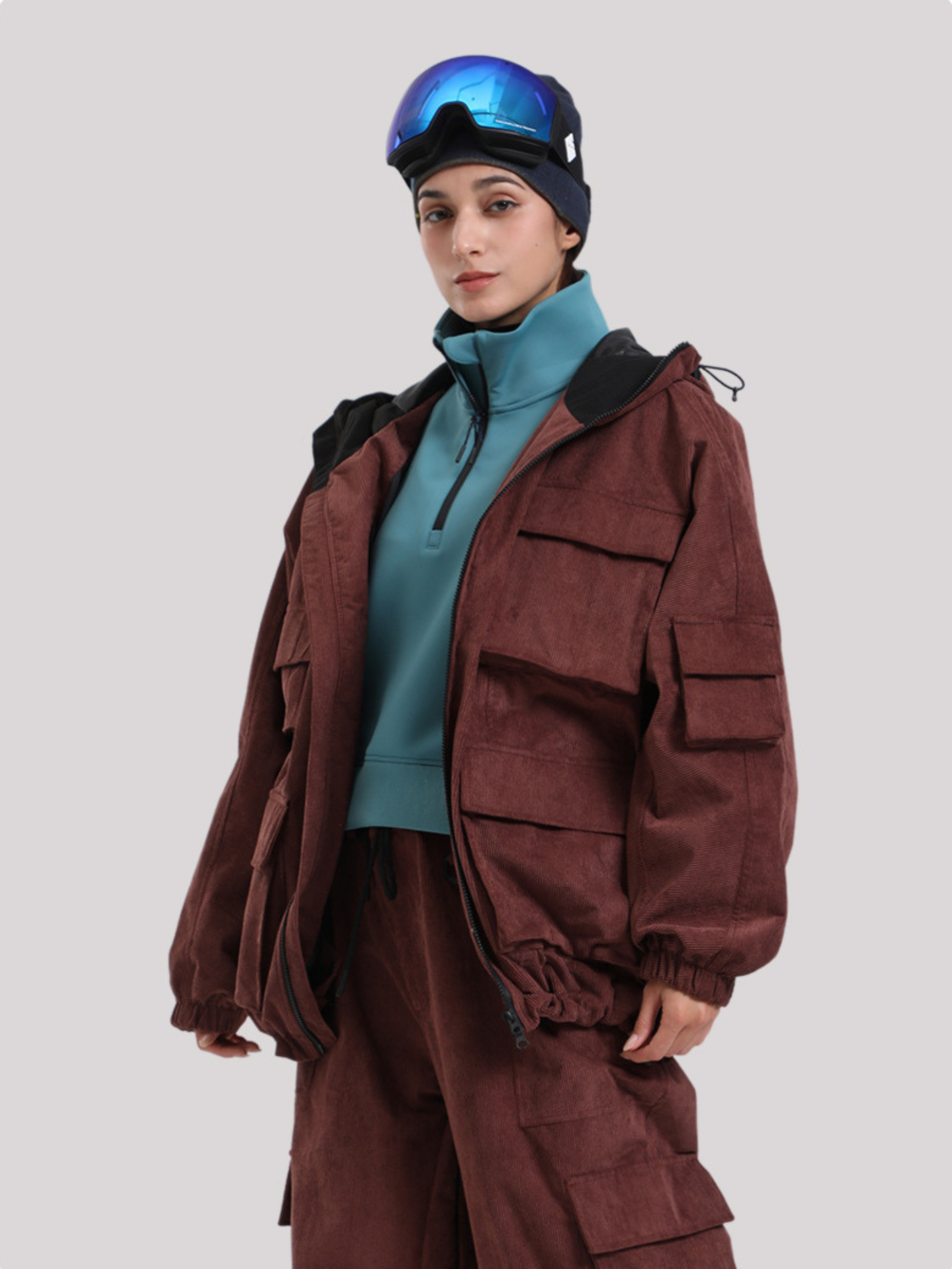 Moonclaw - Unisex Windproof Waterproof Multi-Pocket Ski Jacket