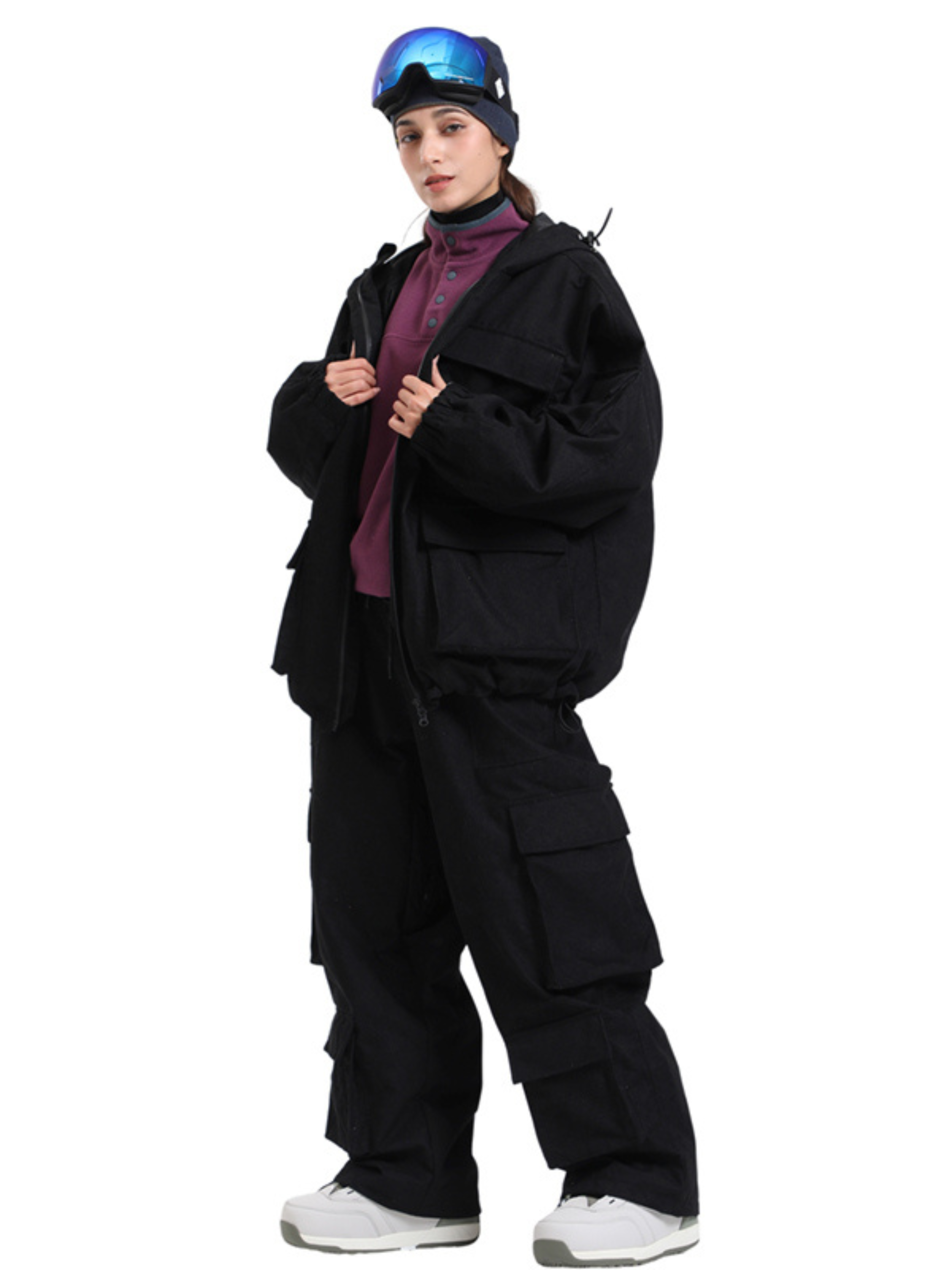 Moonclaw - Unisex Windproof Waterproof Multi-Pocket Ski Jacket