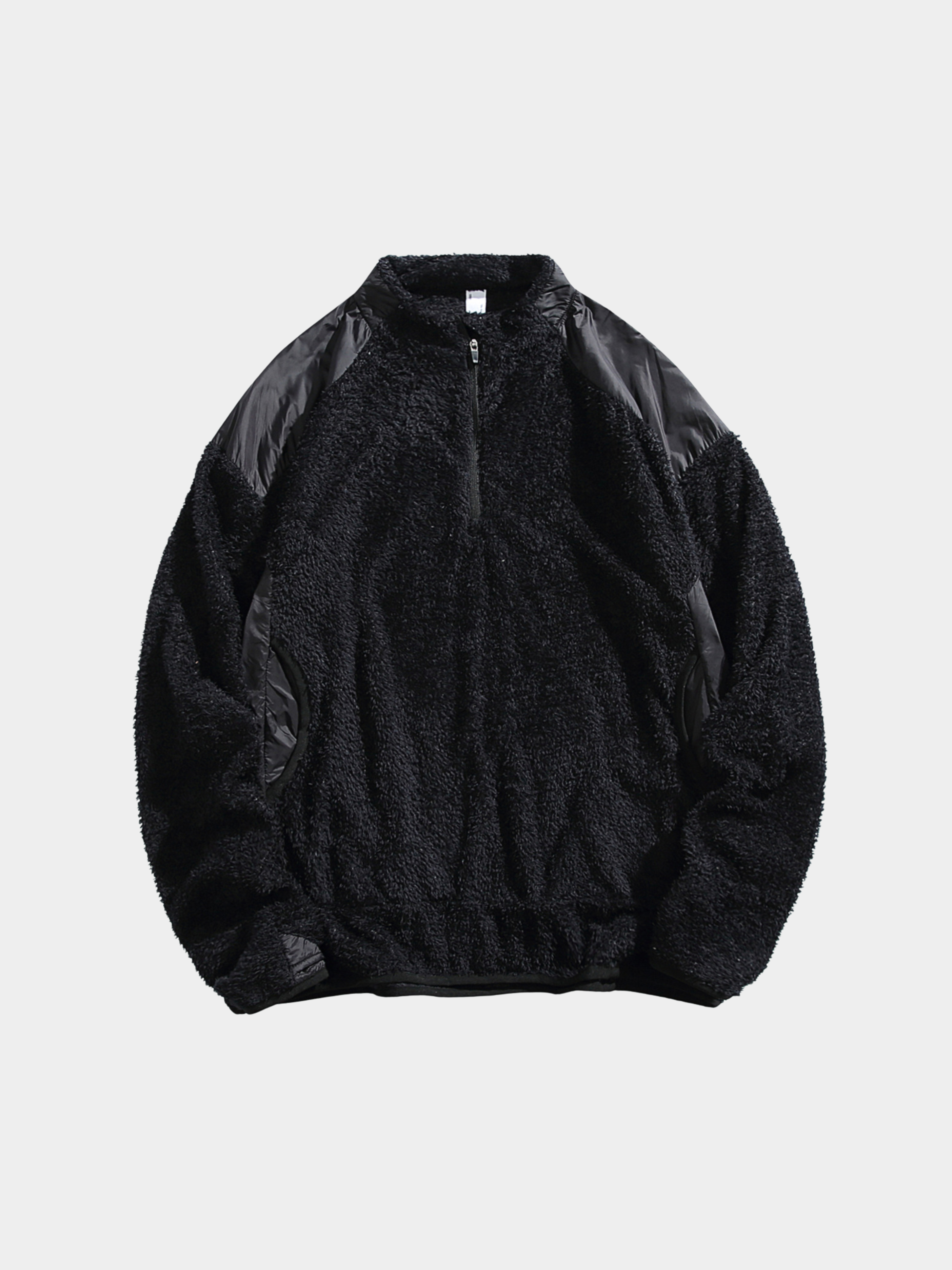 Ashtop - Thermal Fleece Half-Zip Mock Neck Sweatshirt