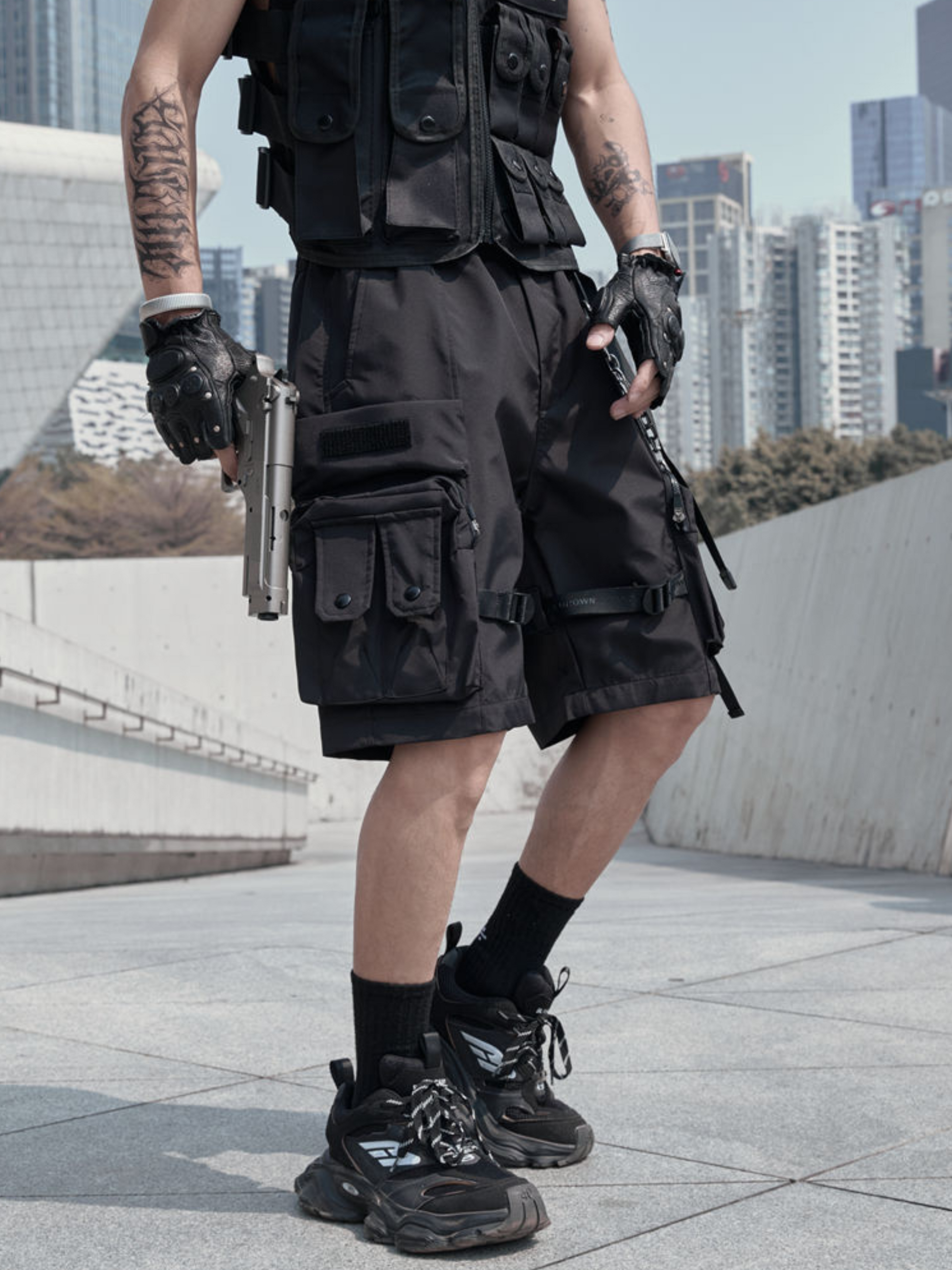 BaseShell - Men's Multi-Pocket Shorts GONGGAR SPORTS