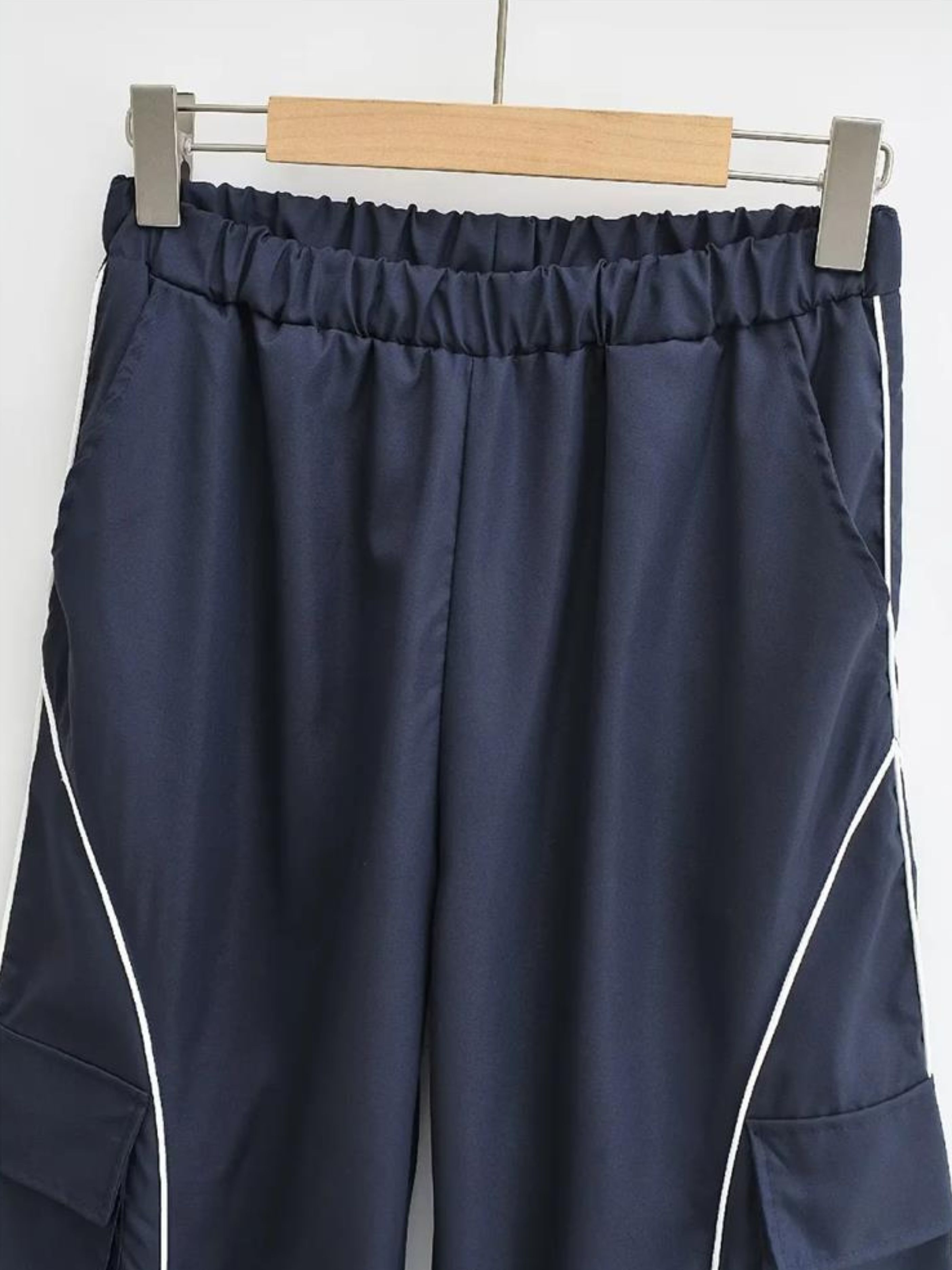 ThornStep - Women's Multi-Pocket Side Stripe Loose Pants