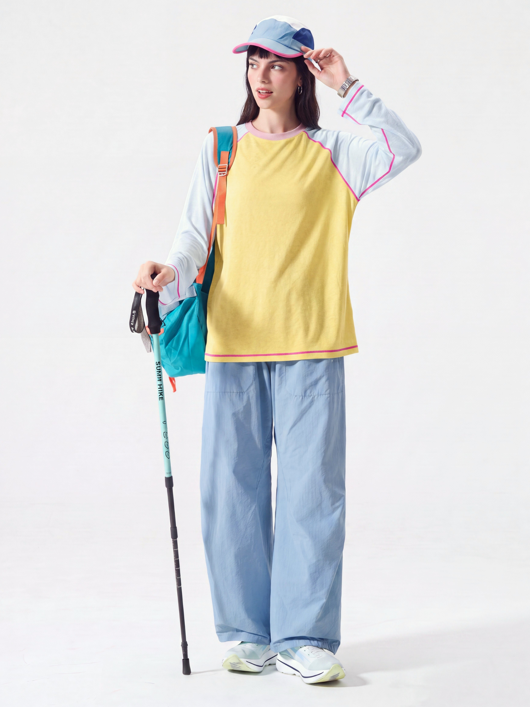 VentDrift - Women's Quick-Dry Breathable Color-Block T-Shirt