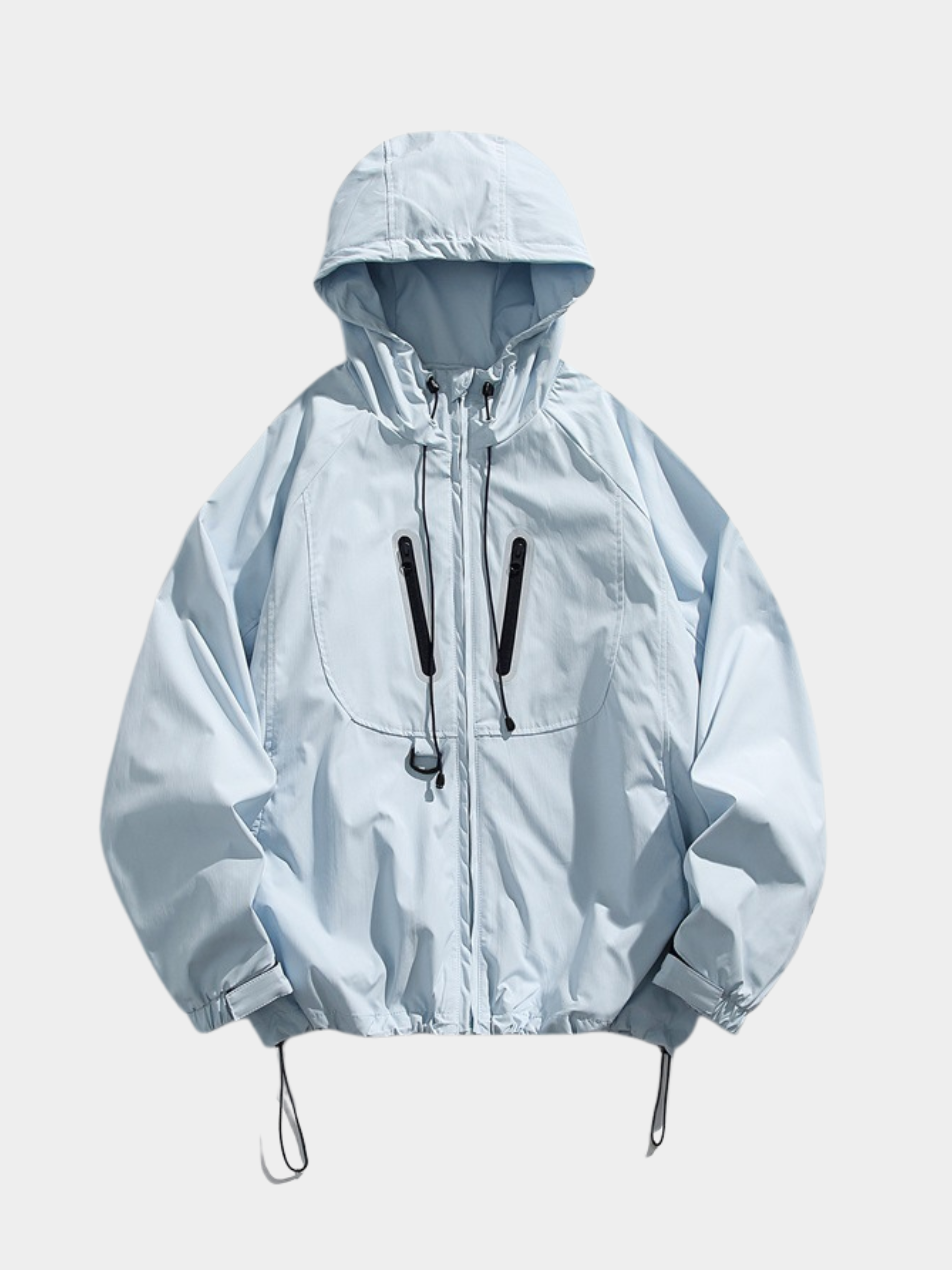 EchoCore - Unisex Loose-Fit Hooded Technical Shell Jacket
