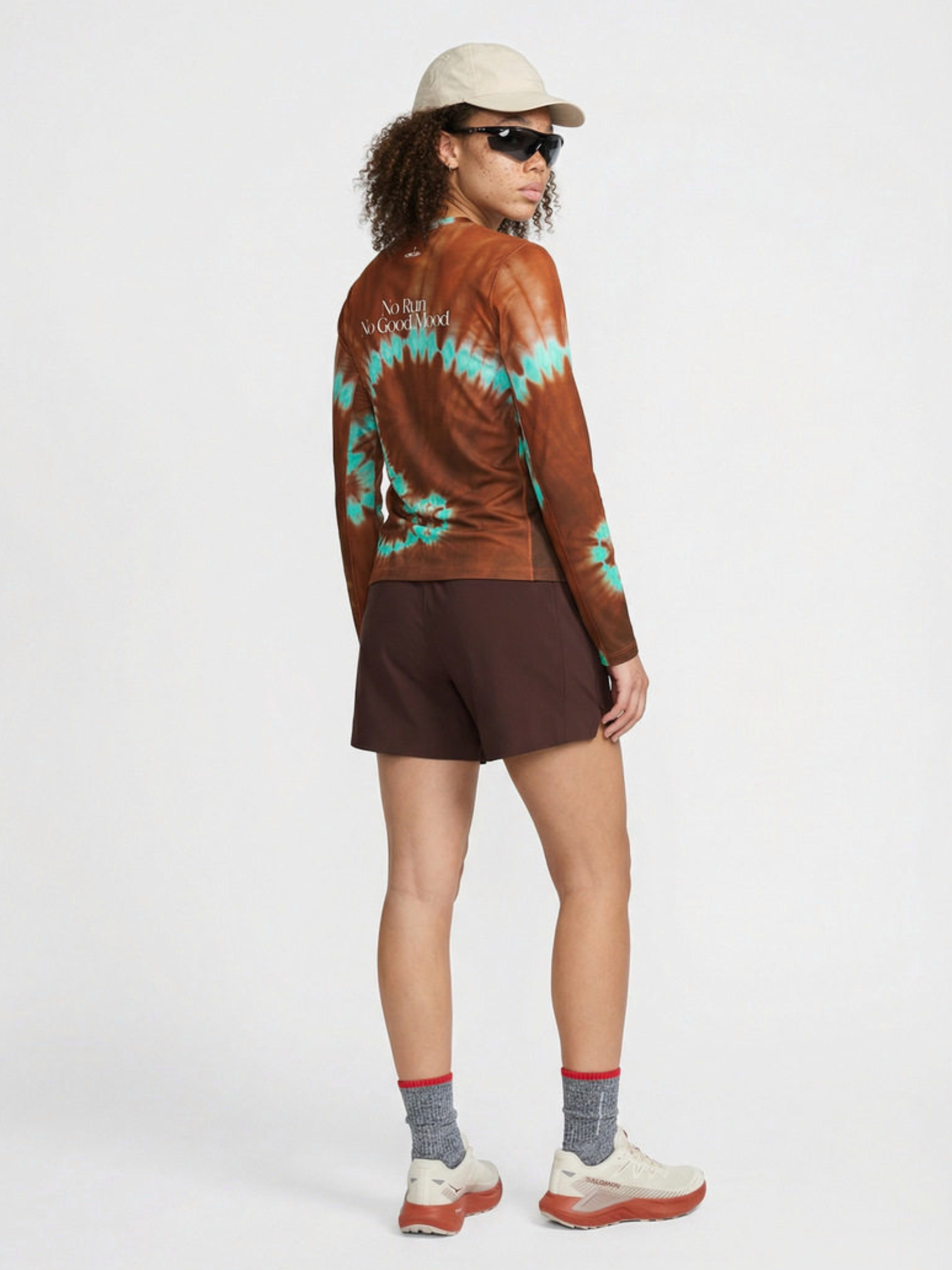 SilentStep - Women's Spiral Tie-Dye Quick-Dry Performance Long Sleeve