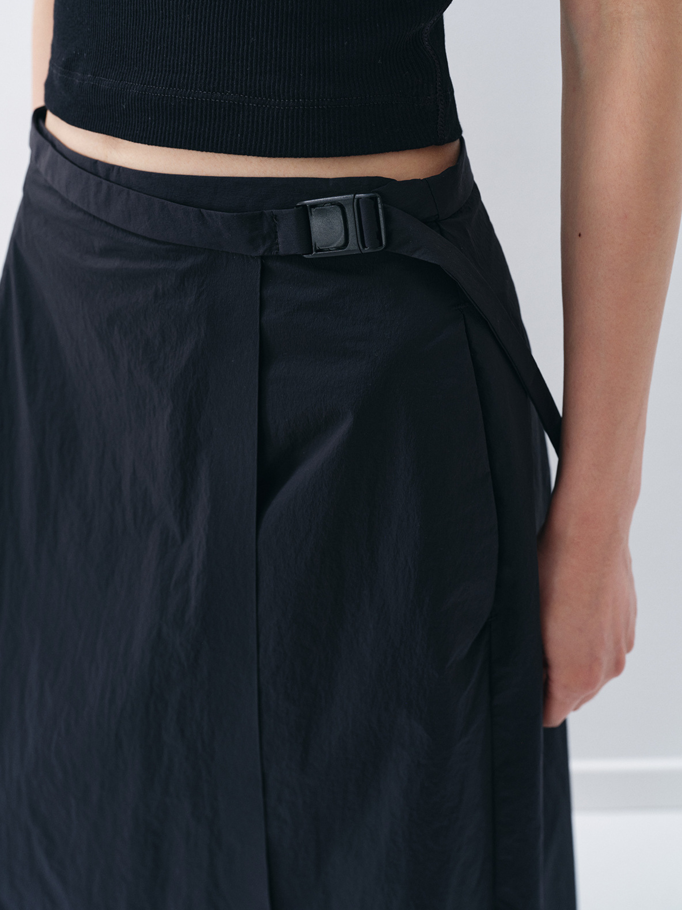 WolfPath - Women's Adjustable Irregular Hem Elastic Waist Skirt