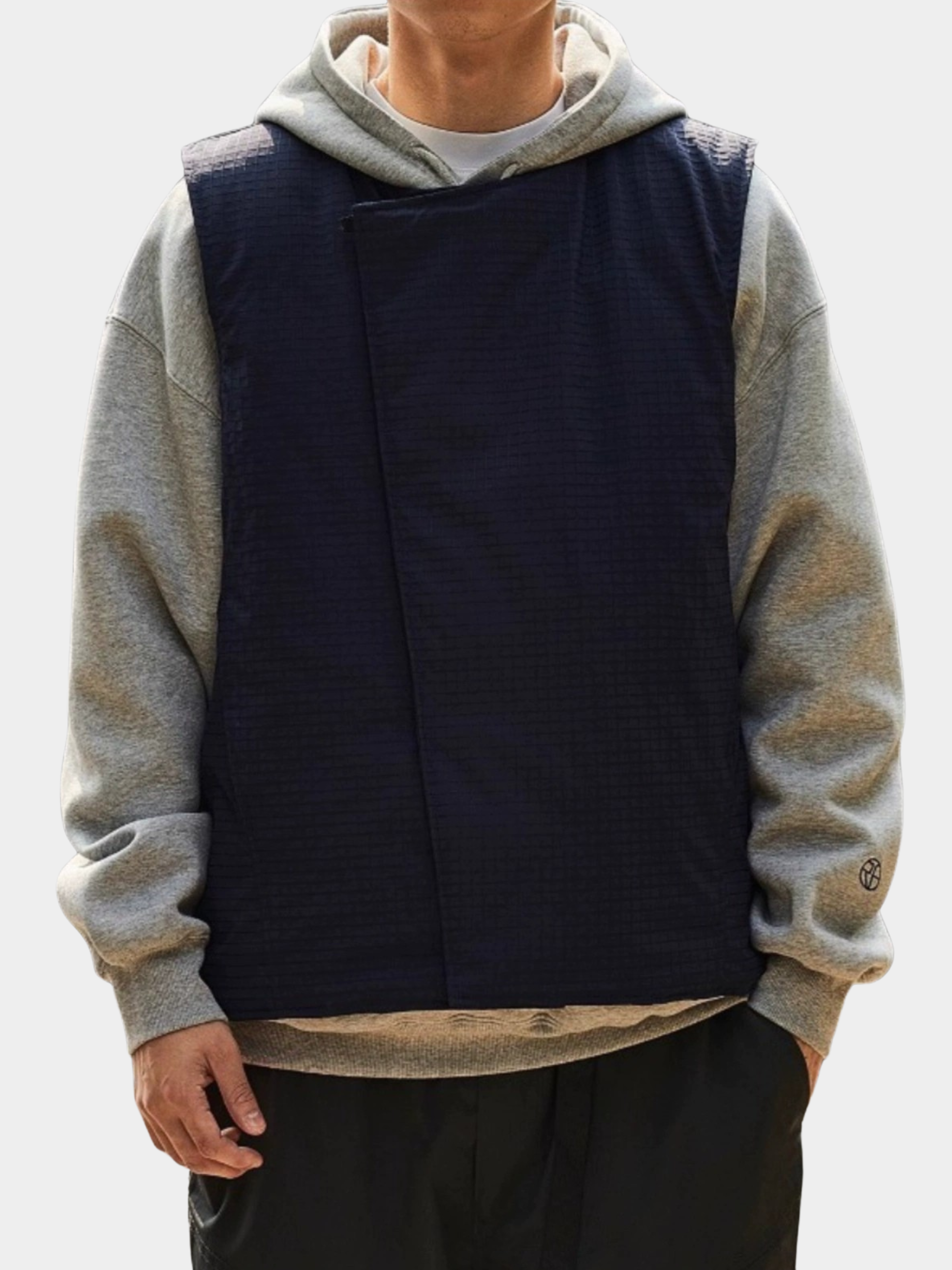 HeatBox - Men's 90% White Duck Down Water-Resistant Asymmetric Vest