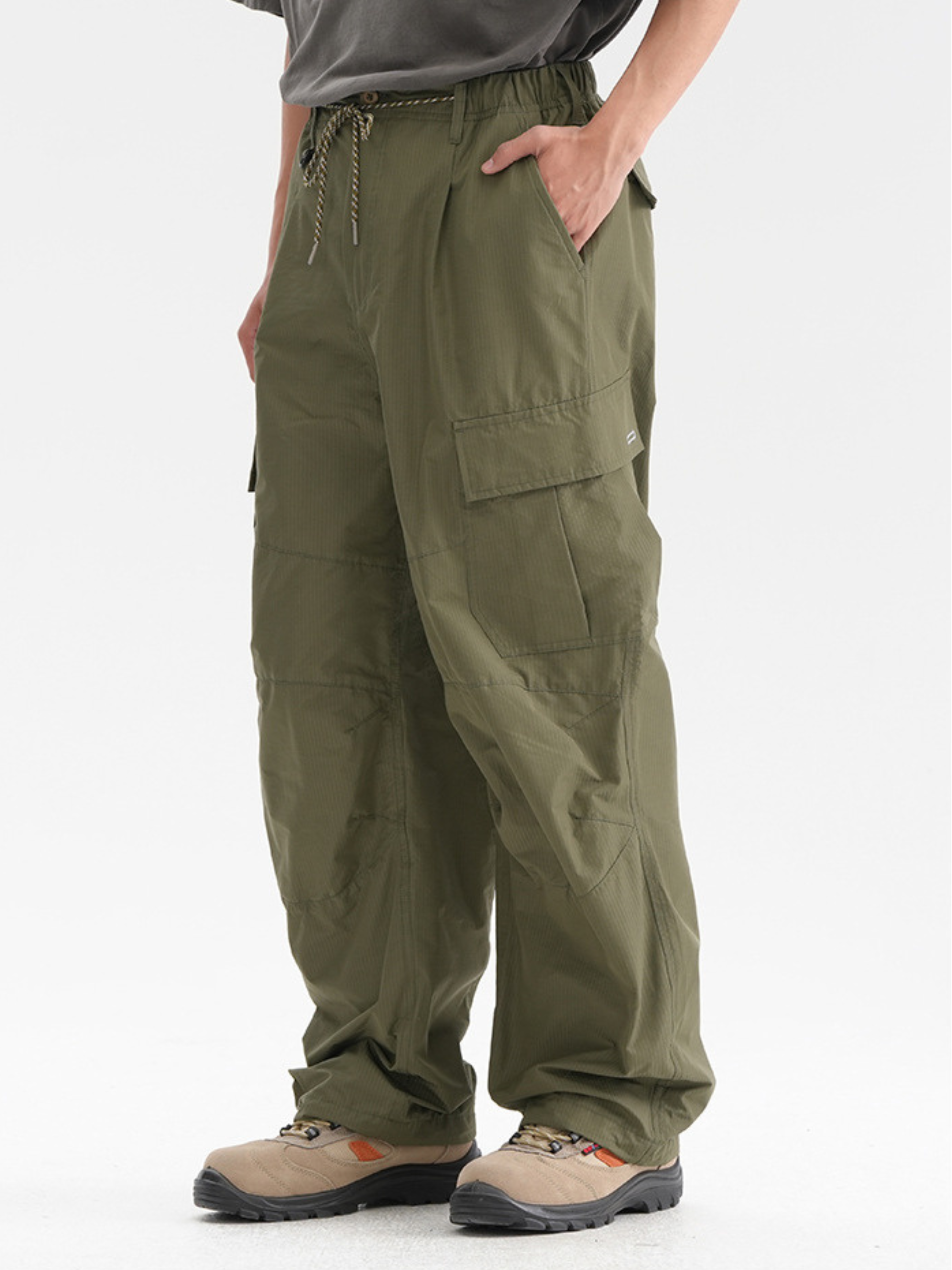 EagleEdge - Unisex Lightweight Ripstop Water-Repellent Cargo Hiking Pants GONGGAR SPORTS