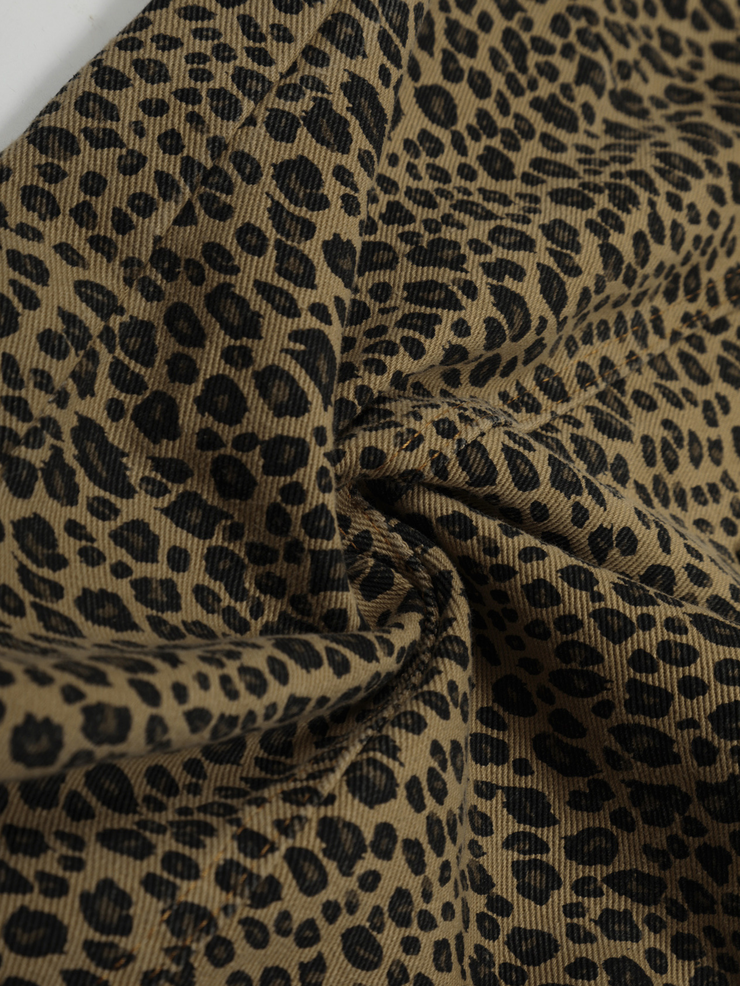 FoxCrate - Unisex Leopard Print Statement Wide-Leg Scimitar Pants GONGGAR SPORTS
