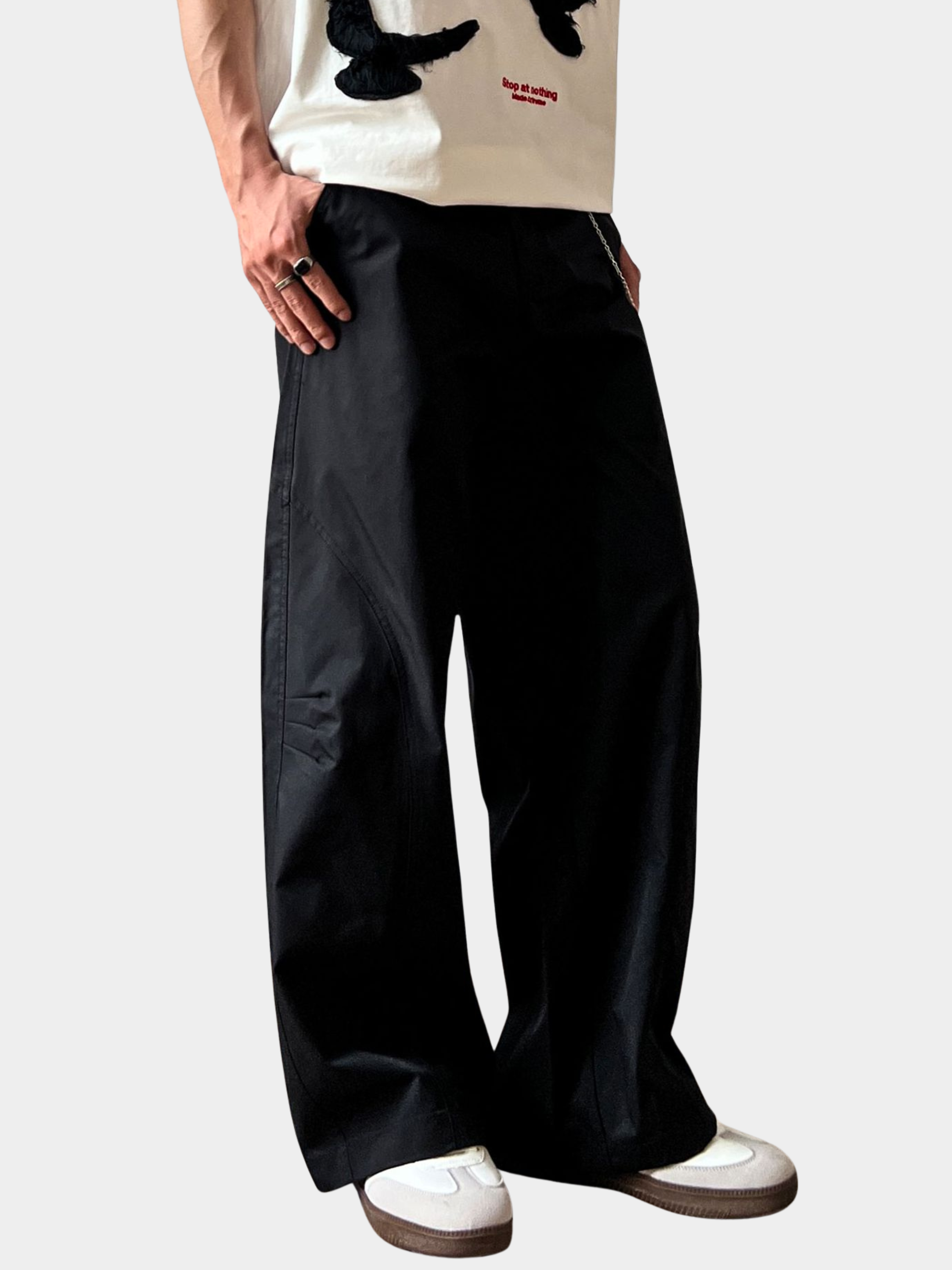 FireJet - Men's Loose Wide-Leg Paratrooper Pants