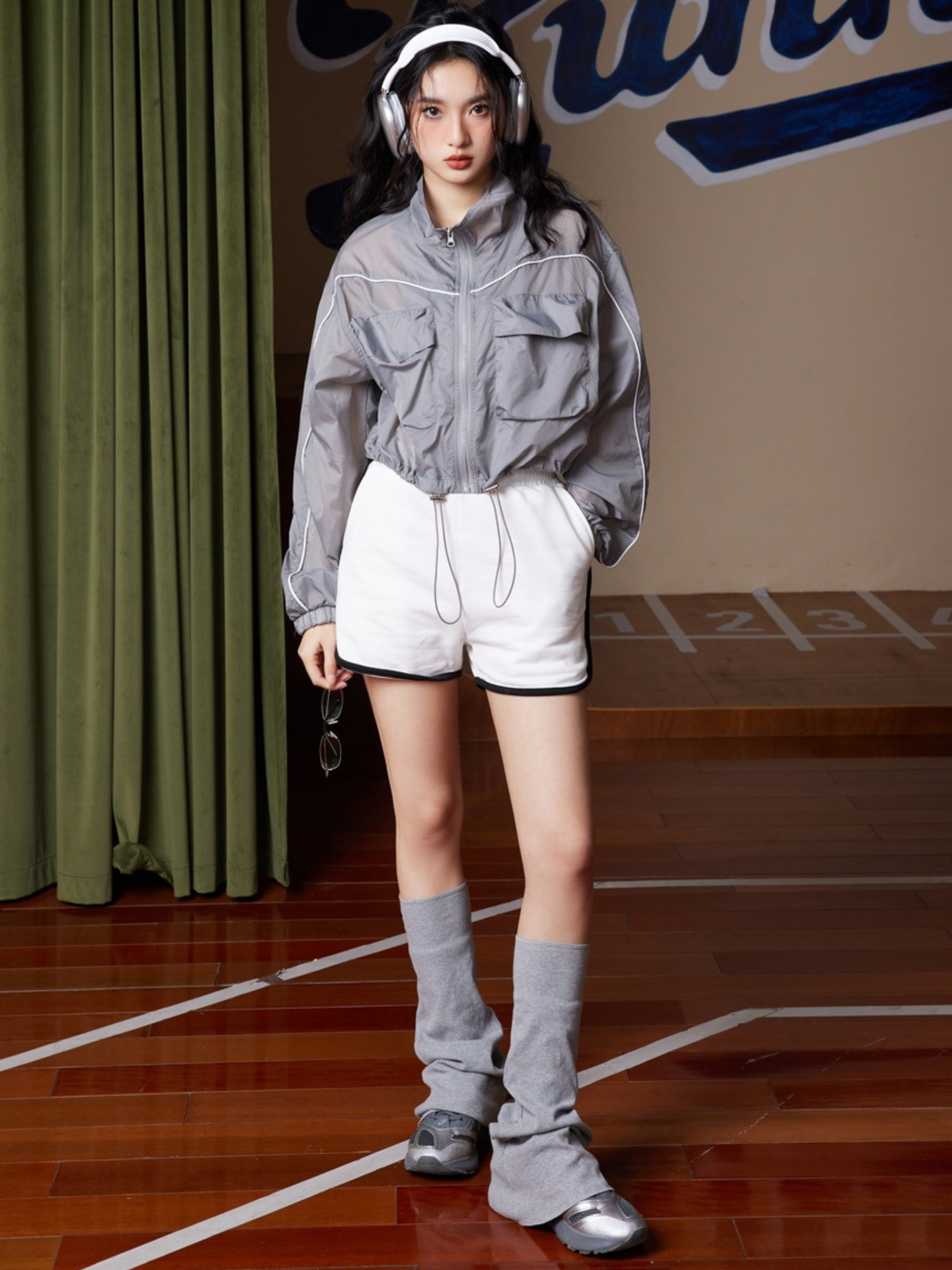 MesaView - Women's UPF50+ Cropped Stand-Collar Sun Jacket – Sweet & Edgy Style GONGGAR SPORTS