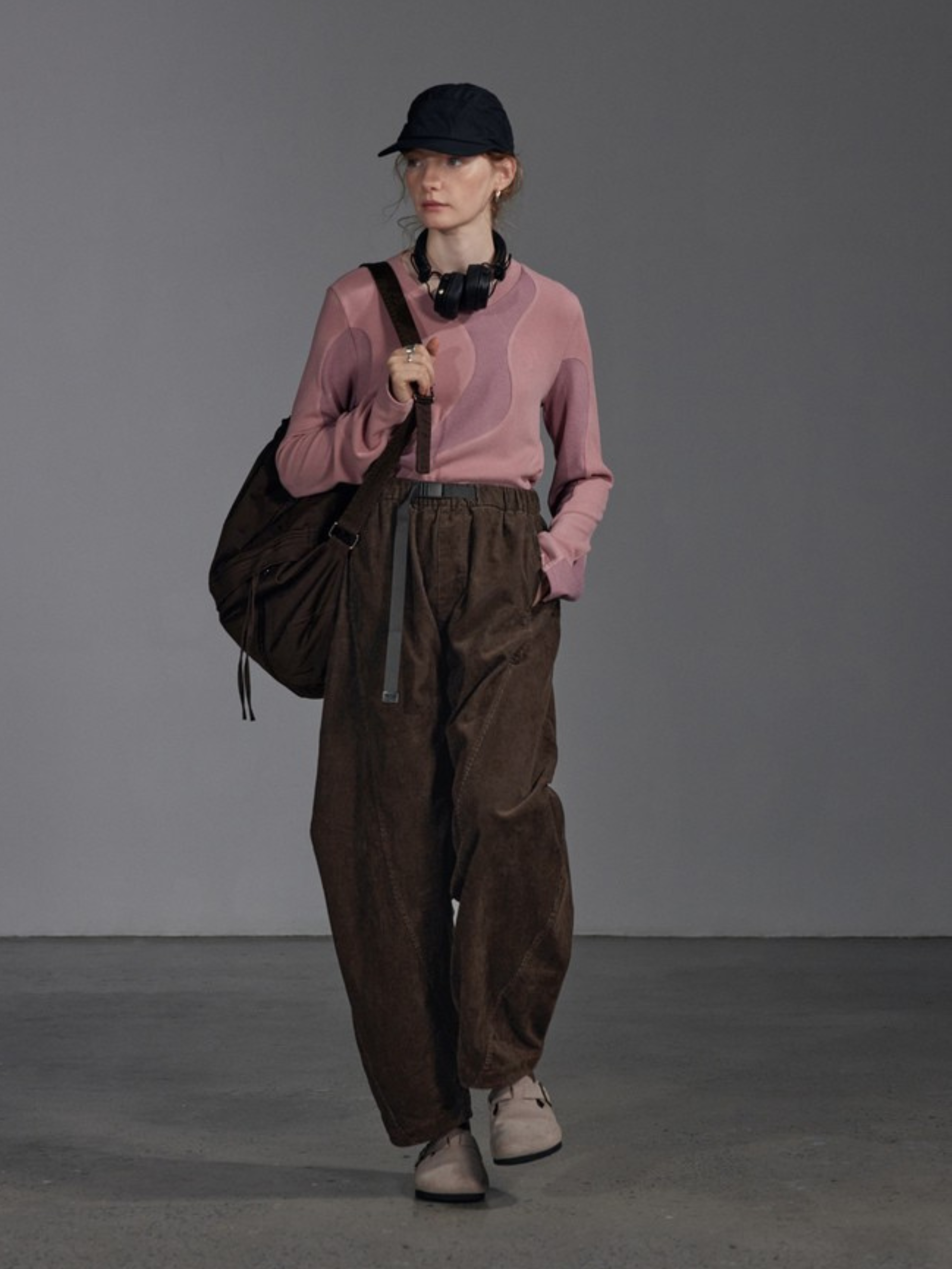 Ashcliff - Women's Loose Straight-Leg Corduroy Pants