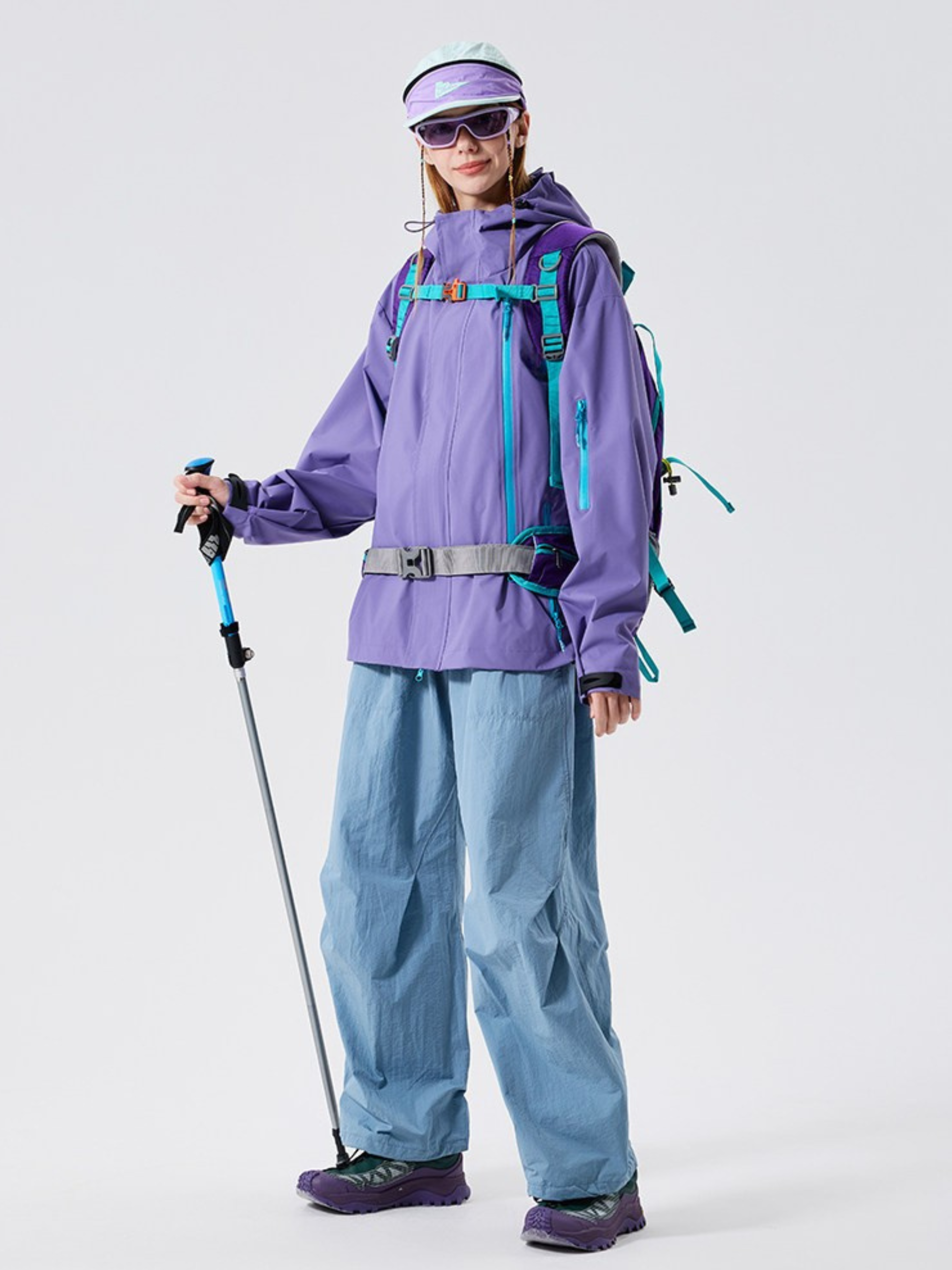 Nightpath - Unisex Water-Repellent Windproof Utility Shell Jacket