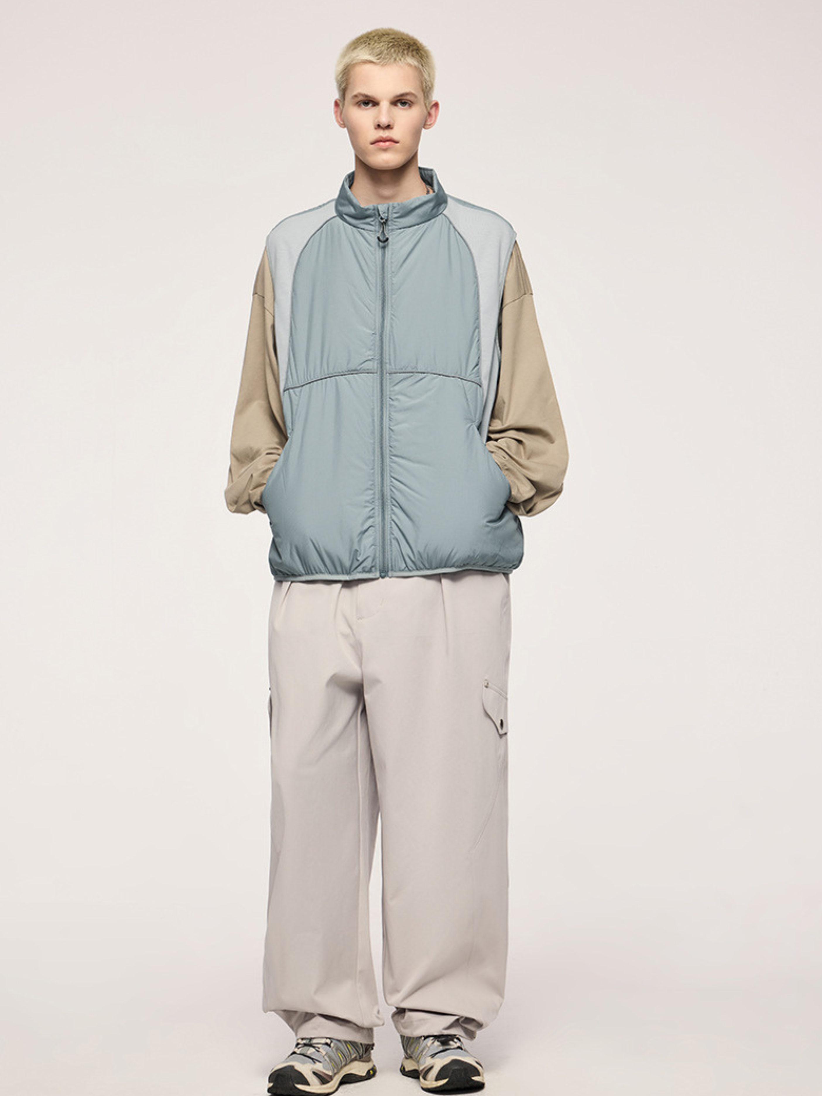 BluffEdge - Unisex Colorblock Outdoor Insulated Vest