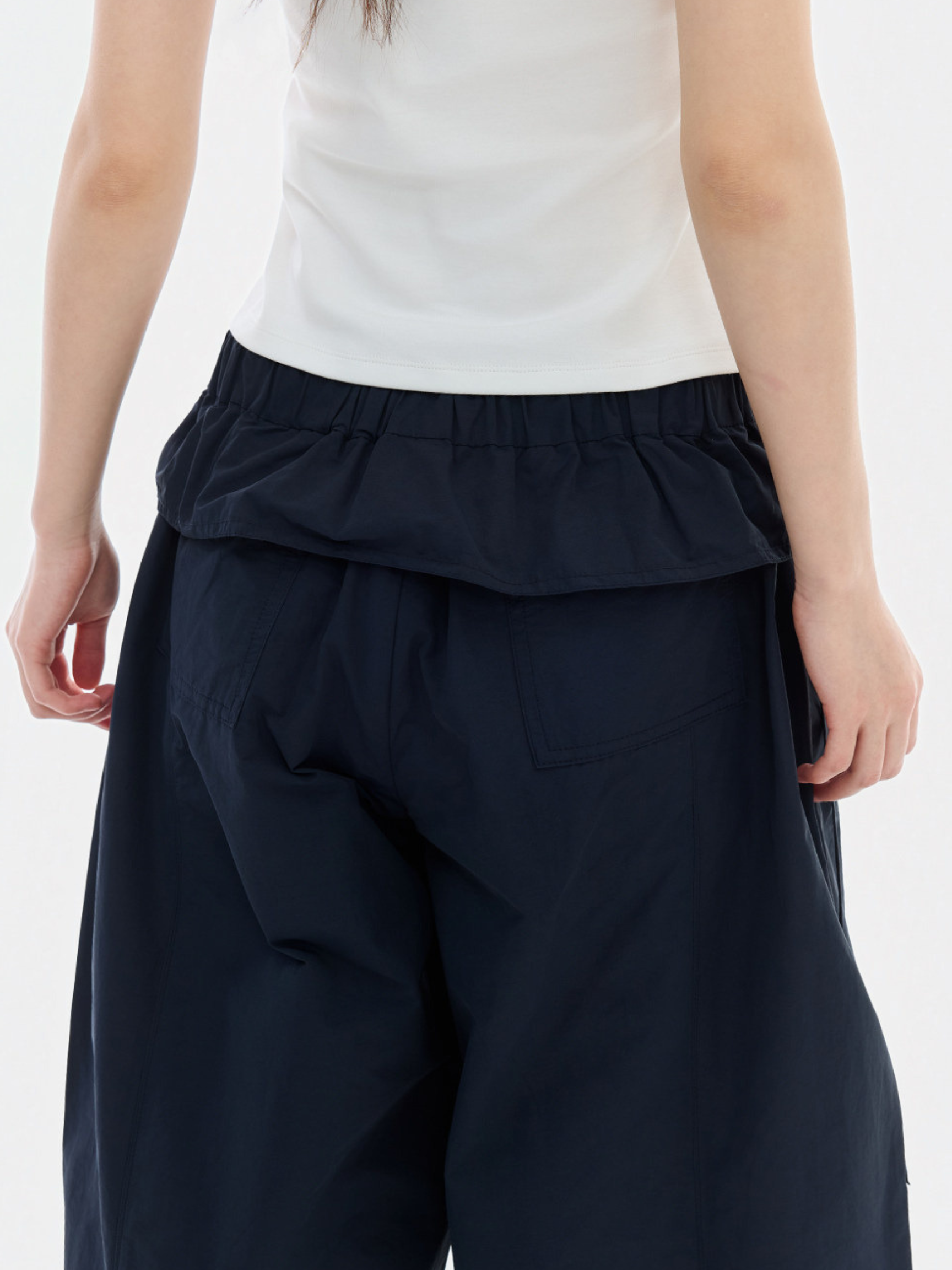 Stillness - Women's Paperbag Waist Balloon Pants