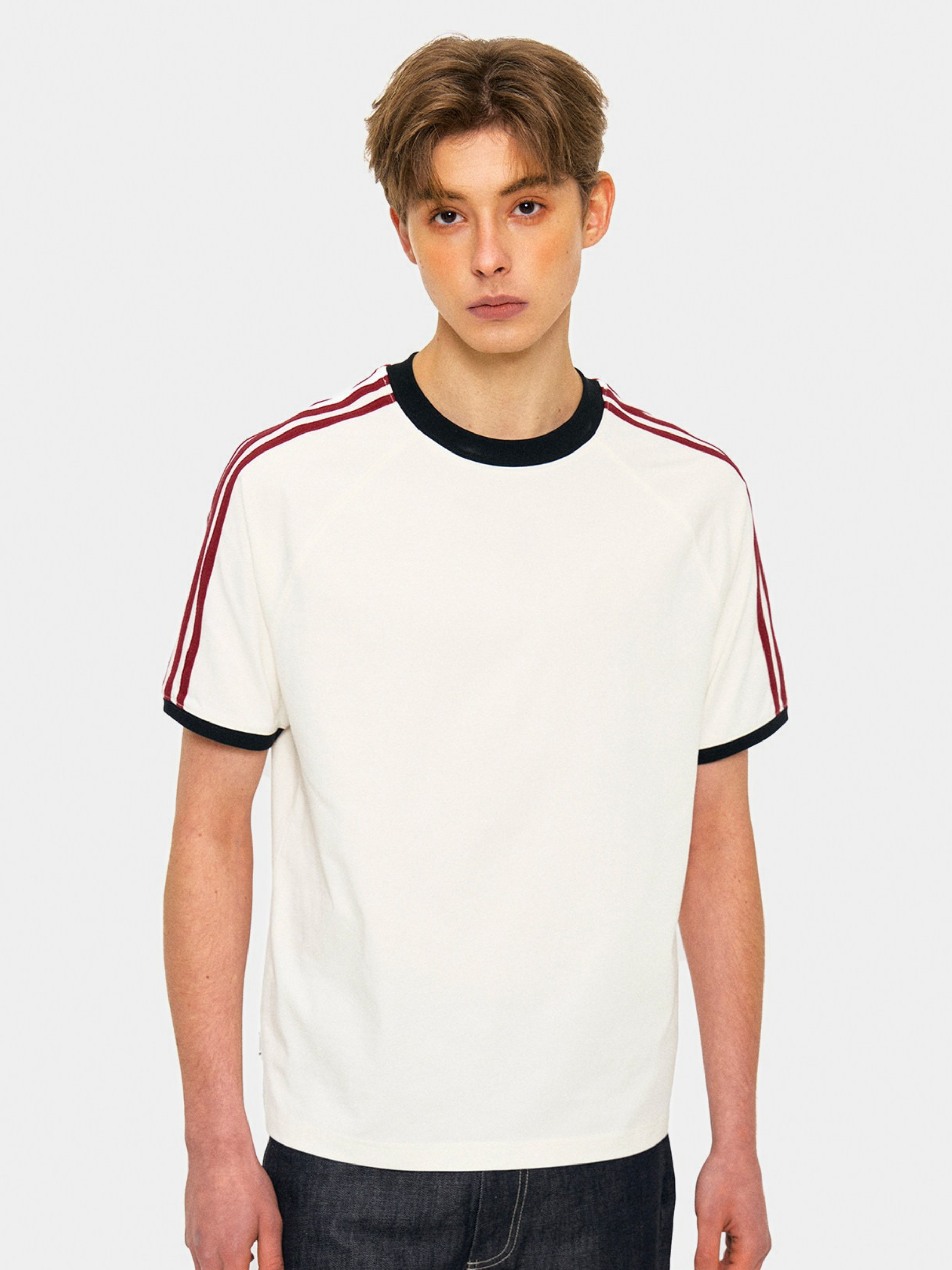 Dusttrail - Unisex Colorblock Cooling Striped Quick-Dry T-Shirt