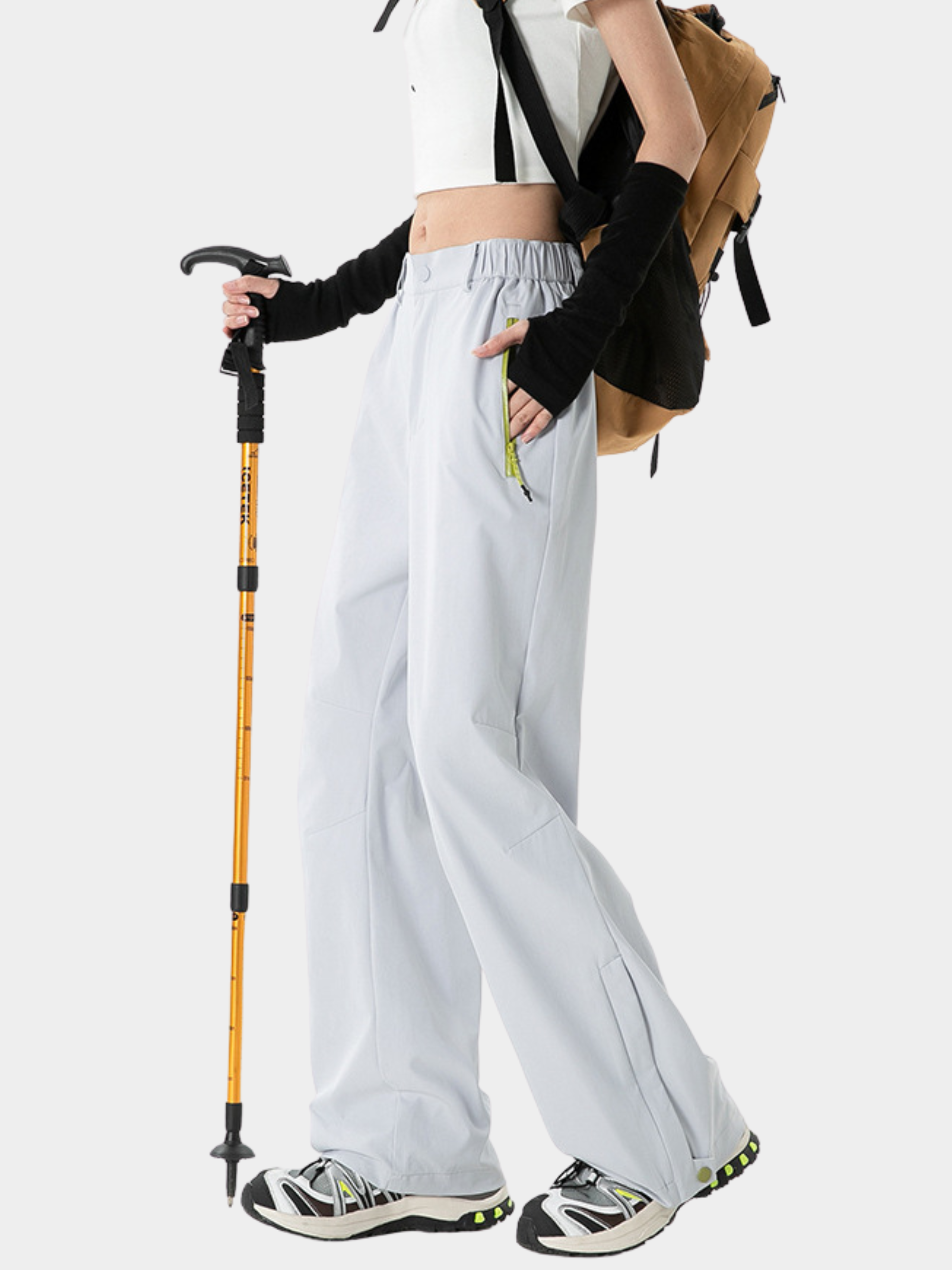 Aquatop - Women's Waterproof Windproof Loose Fit Cargo Pants
