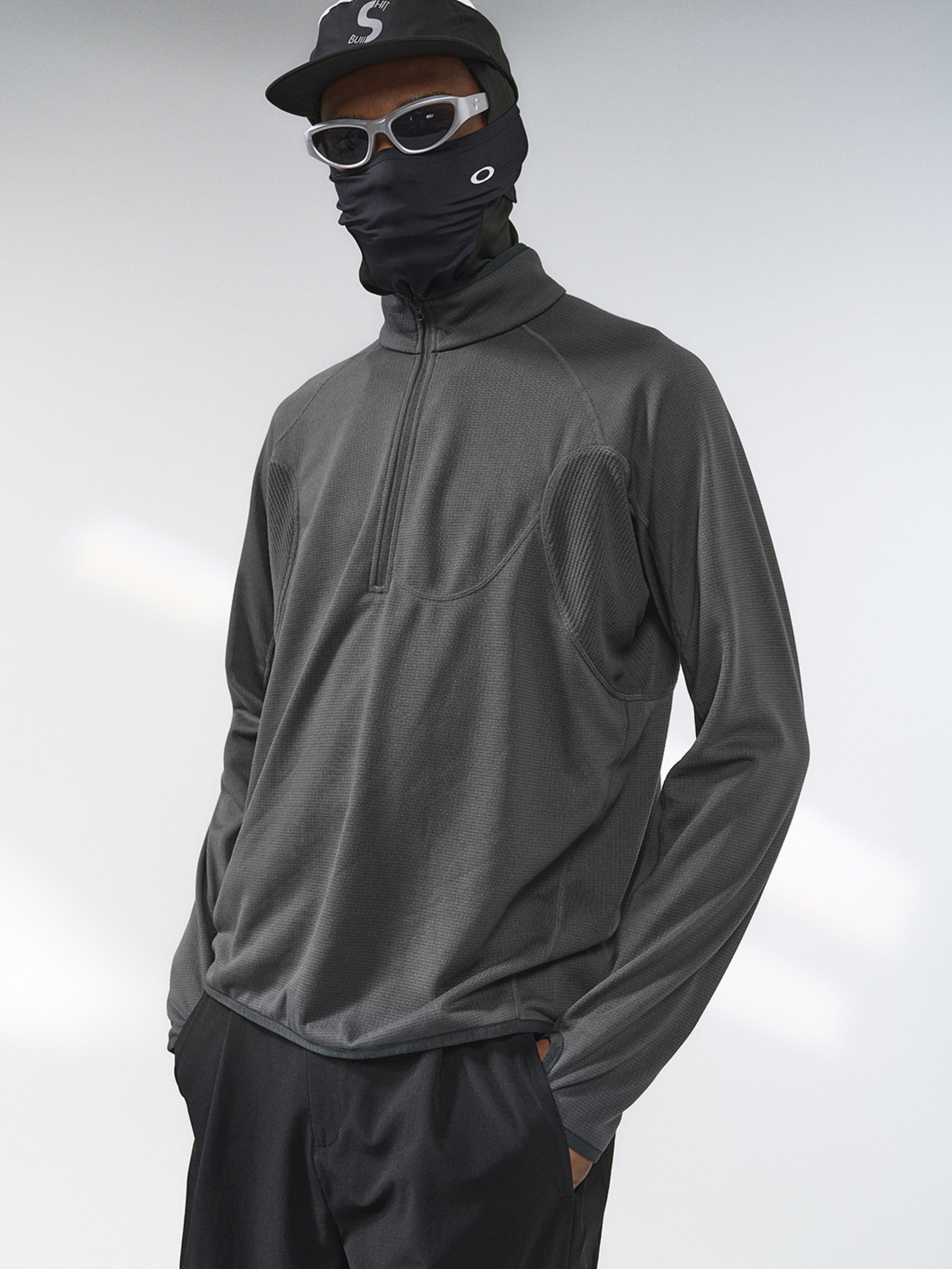 Shadowfern - Lightweight Thermal Half-Zip Sweatshirt