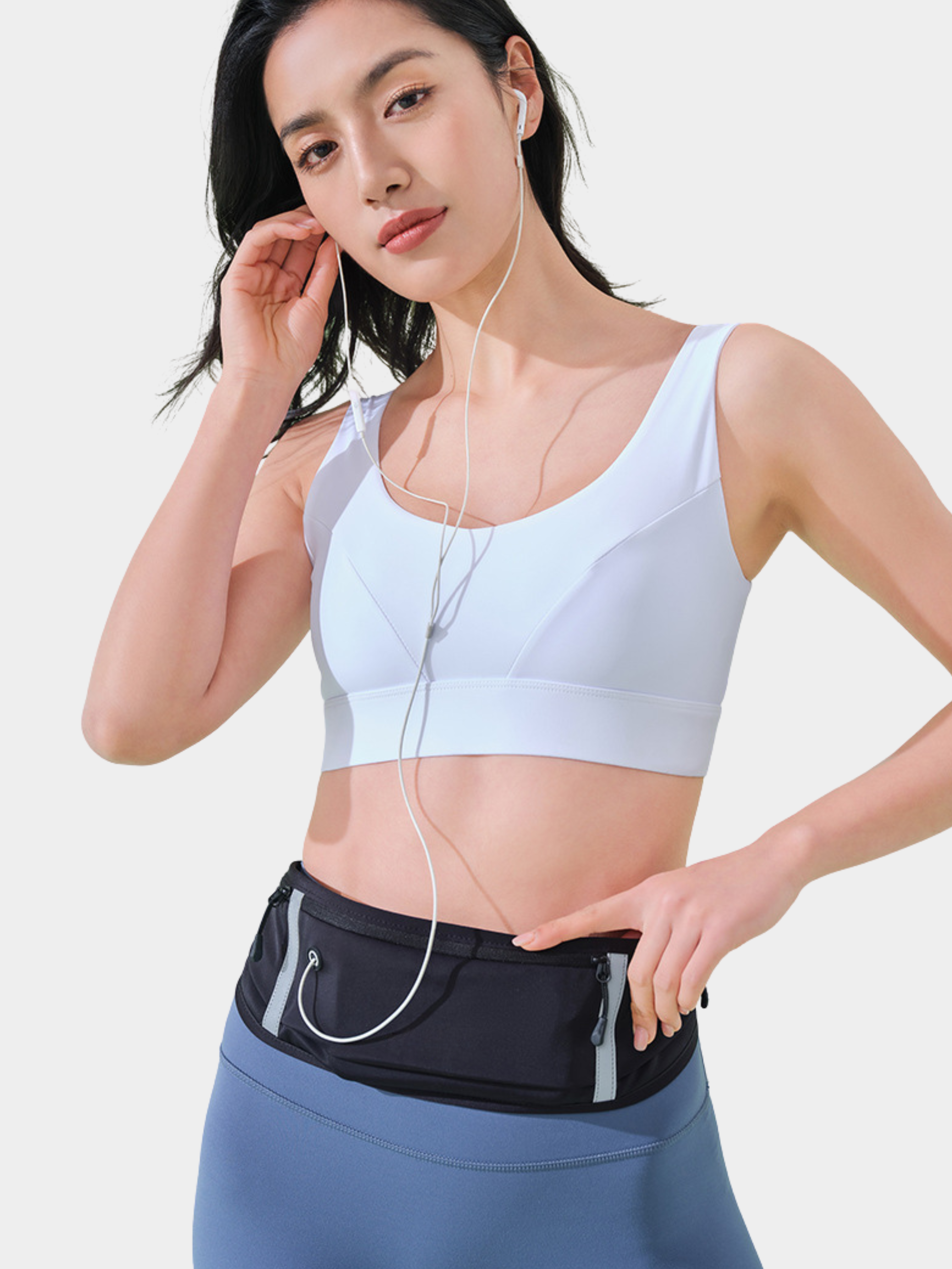 CougarPeak - Lightweight Reflective Fitness Crossbody Chest Bag