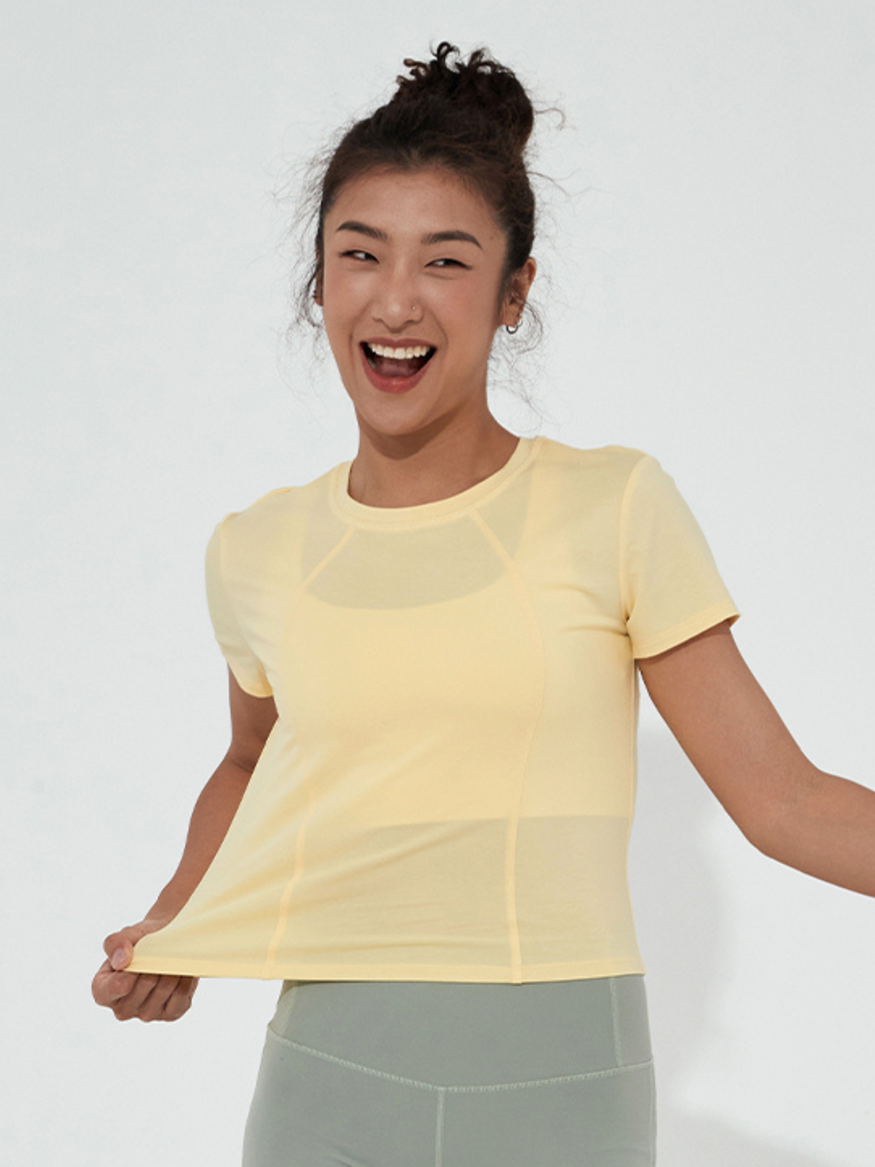 Bushcraft - Back Cut-Out Modal Yoga Top