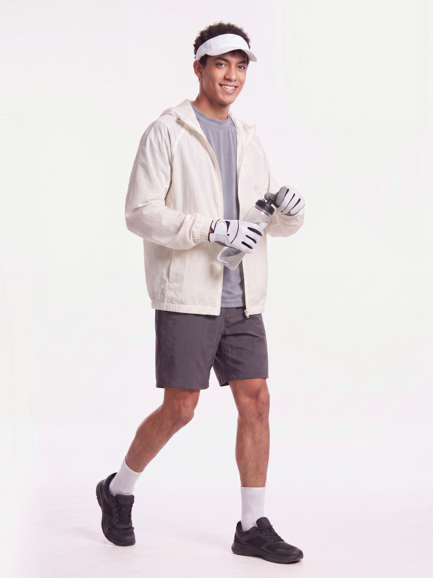 StainOff - Men's UPF 50+ Teflon™ Hooded Sun Protection Jacket