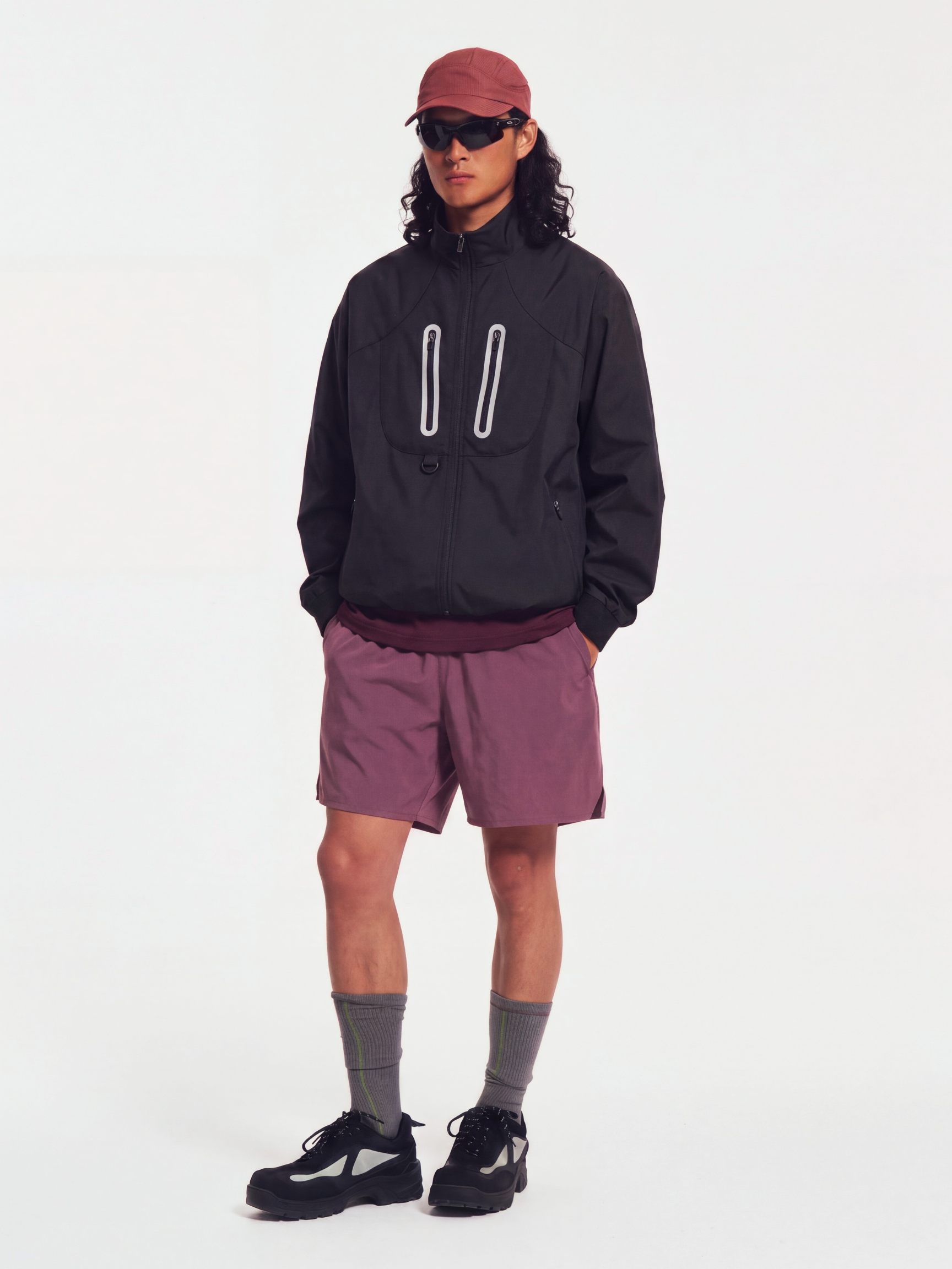 FlashSeam - Unisex Water-Repellent Color-Block Reflective Jacket