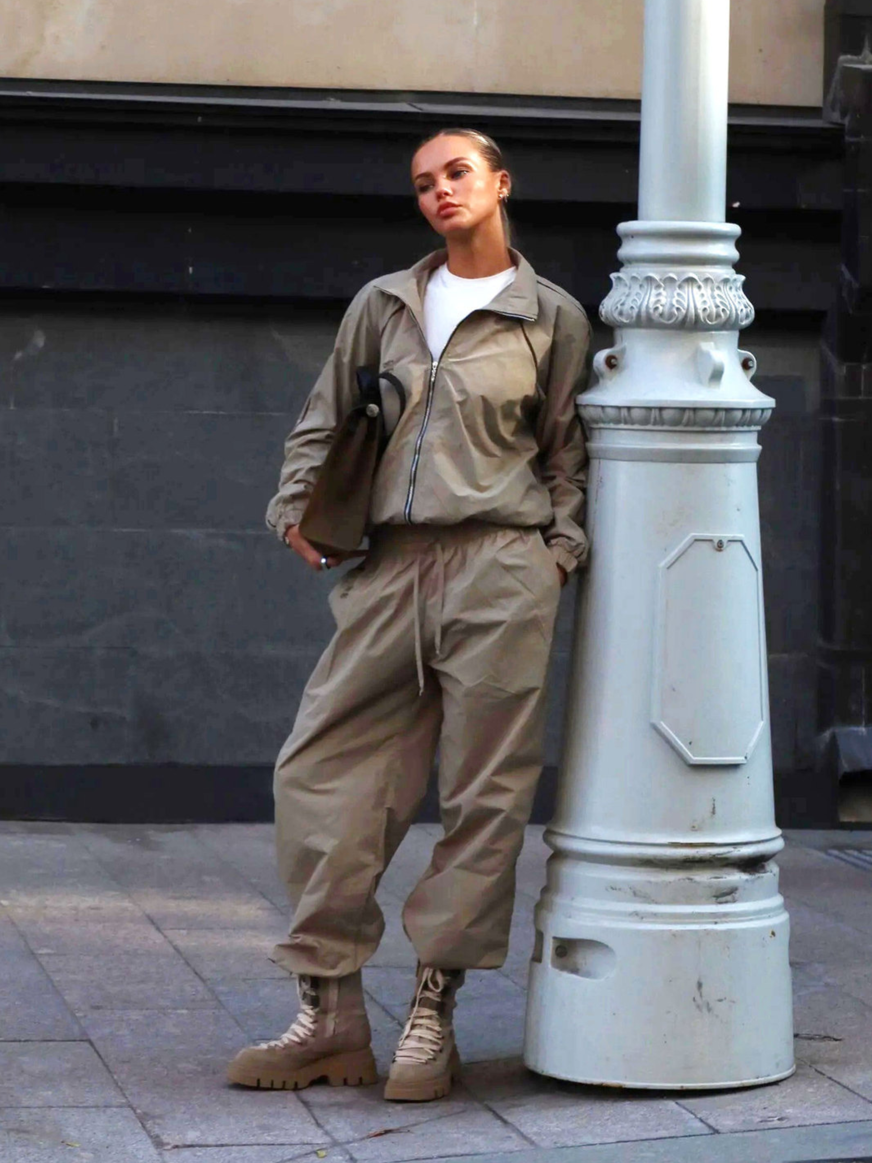 OwlLine - Women's Sporty Casual Streetwear Two-Piece Set GONGGAR SPORTS