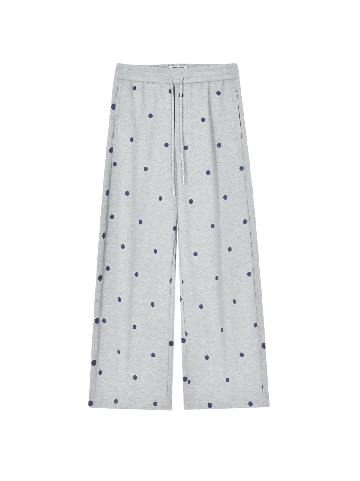 Moonwalk - Women's Polka Dot Draped Wide-Leg Sweatpants