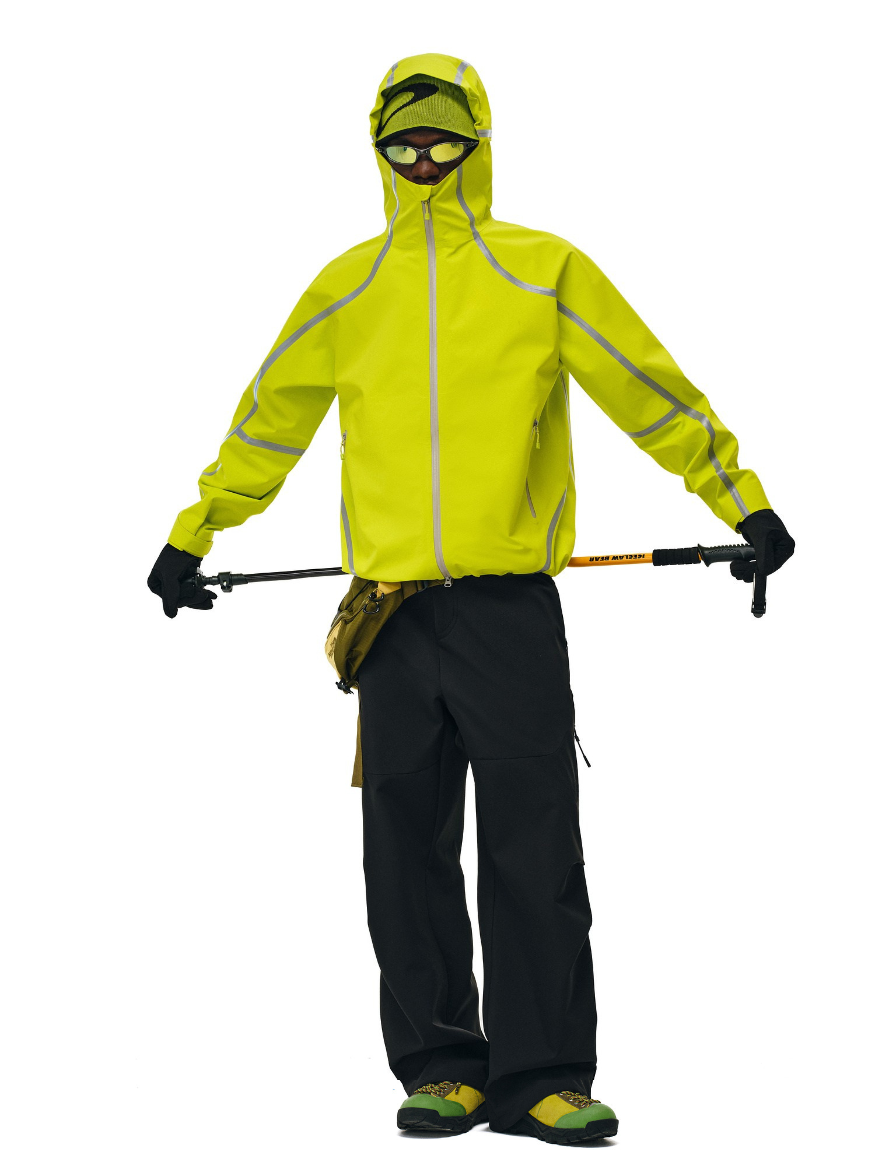 Stormlore - Men's Skin-Friendly Draped Zip Straight-Leg Pants