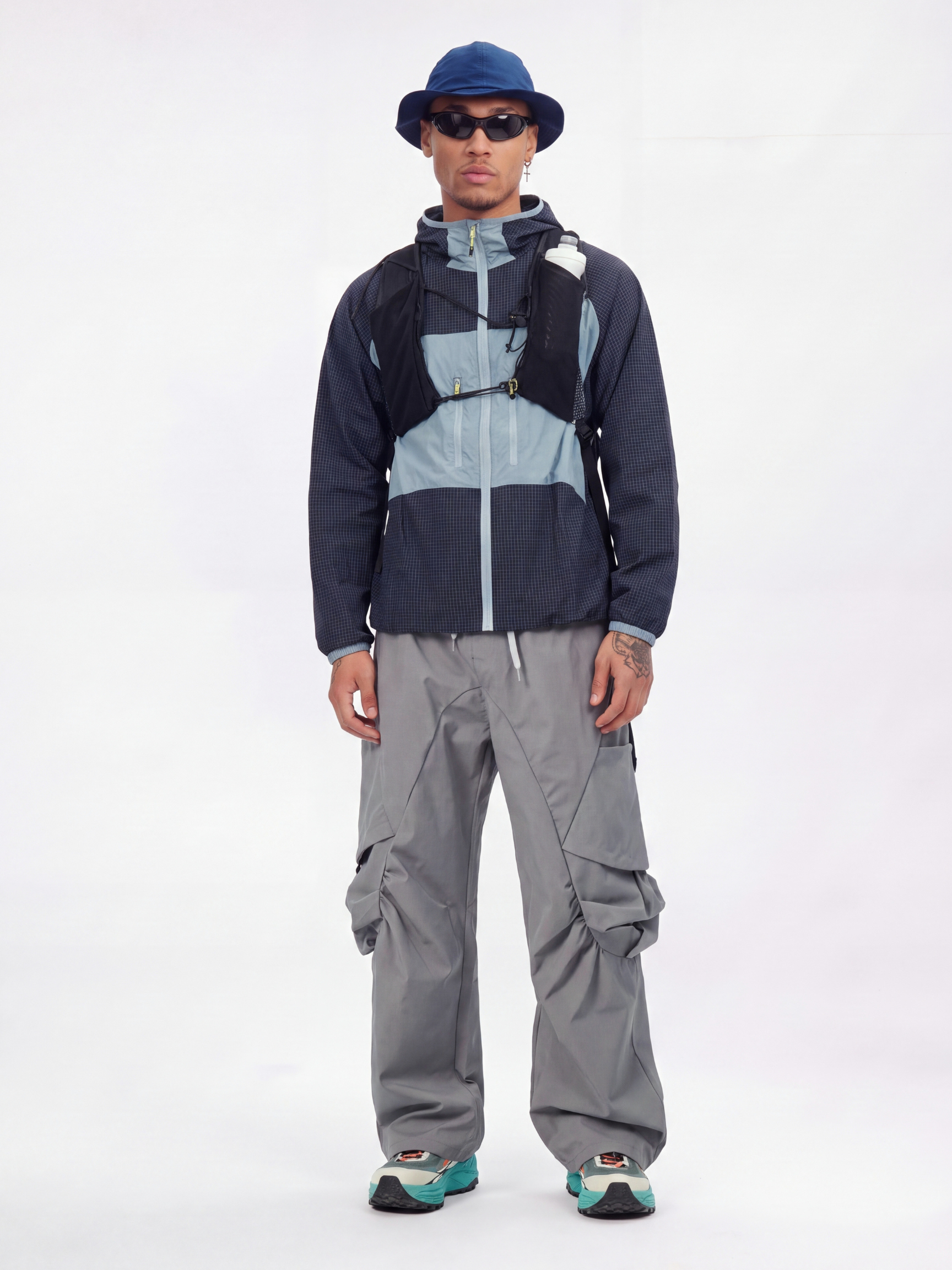 LiteVeil - Water-Repellent Lightweight Breathable Color-Block Jacket