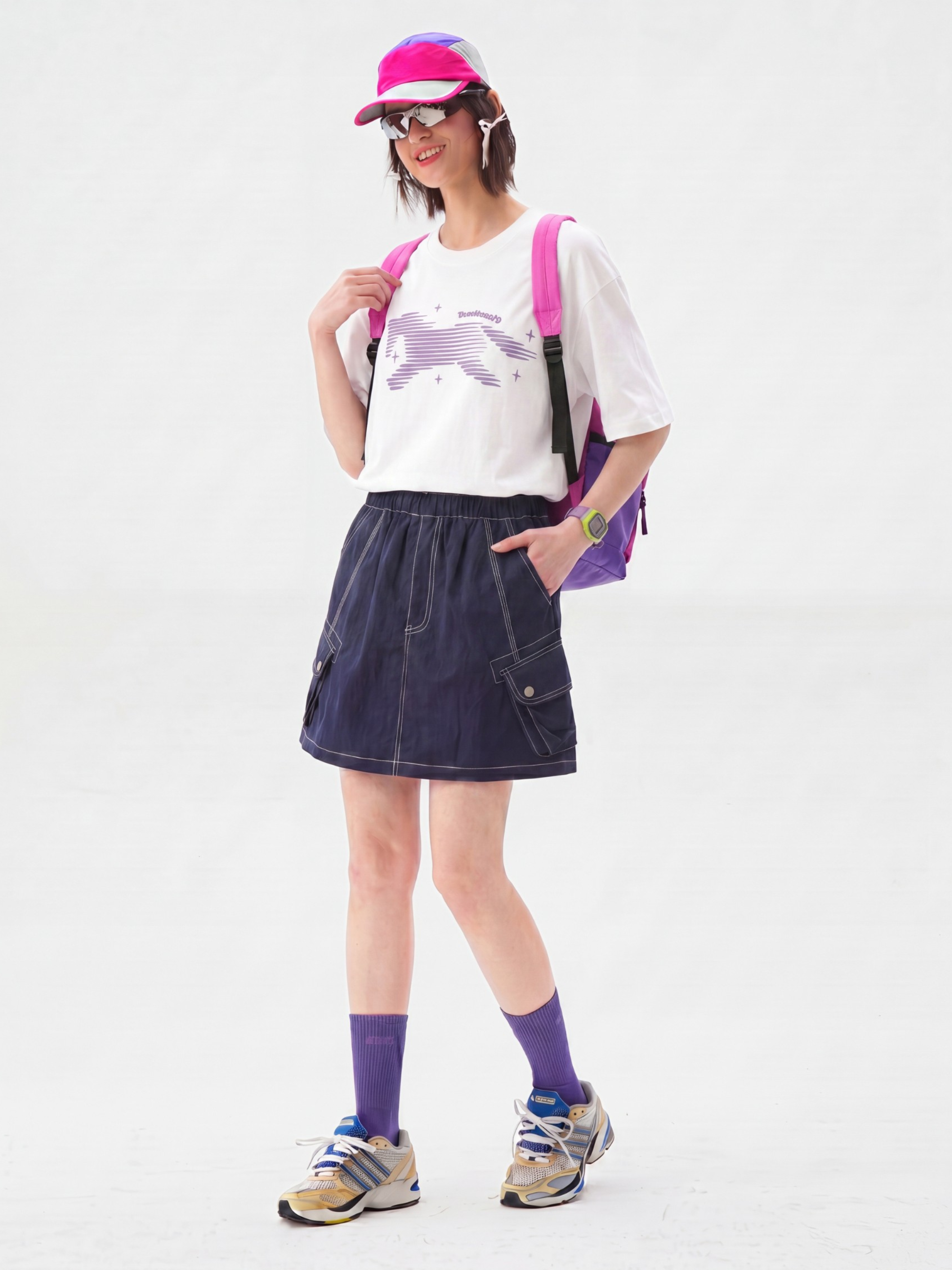 TwilightTie - Women's Anti-Exposure Functional Side Pocket Skirt