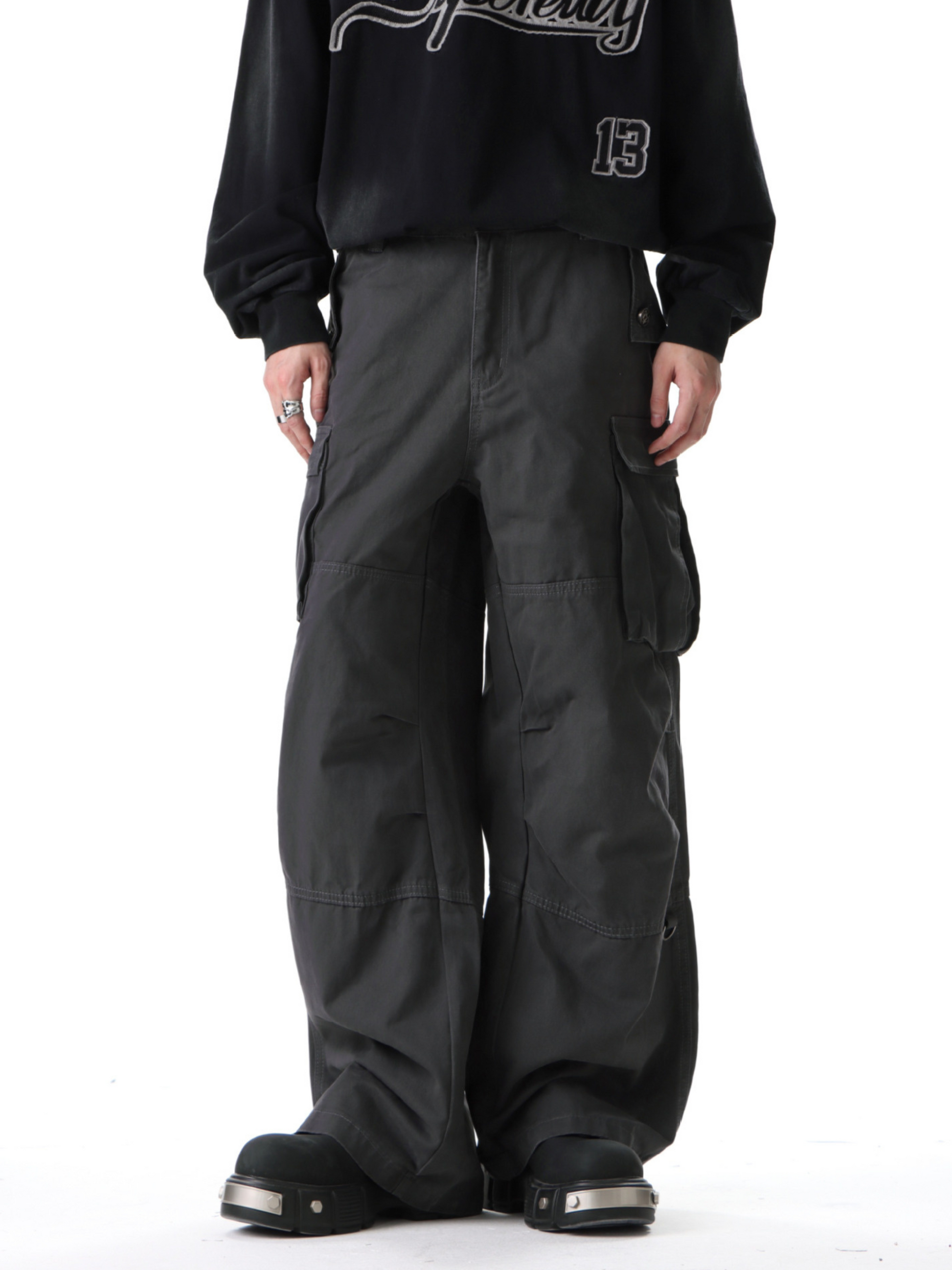 WindTarp - Men's Vintage Wide-Leg Pants GONGGAR SPORTS
