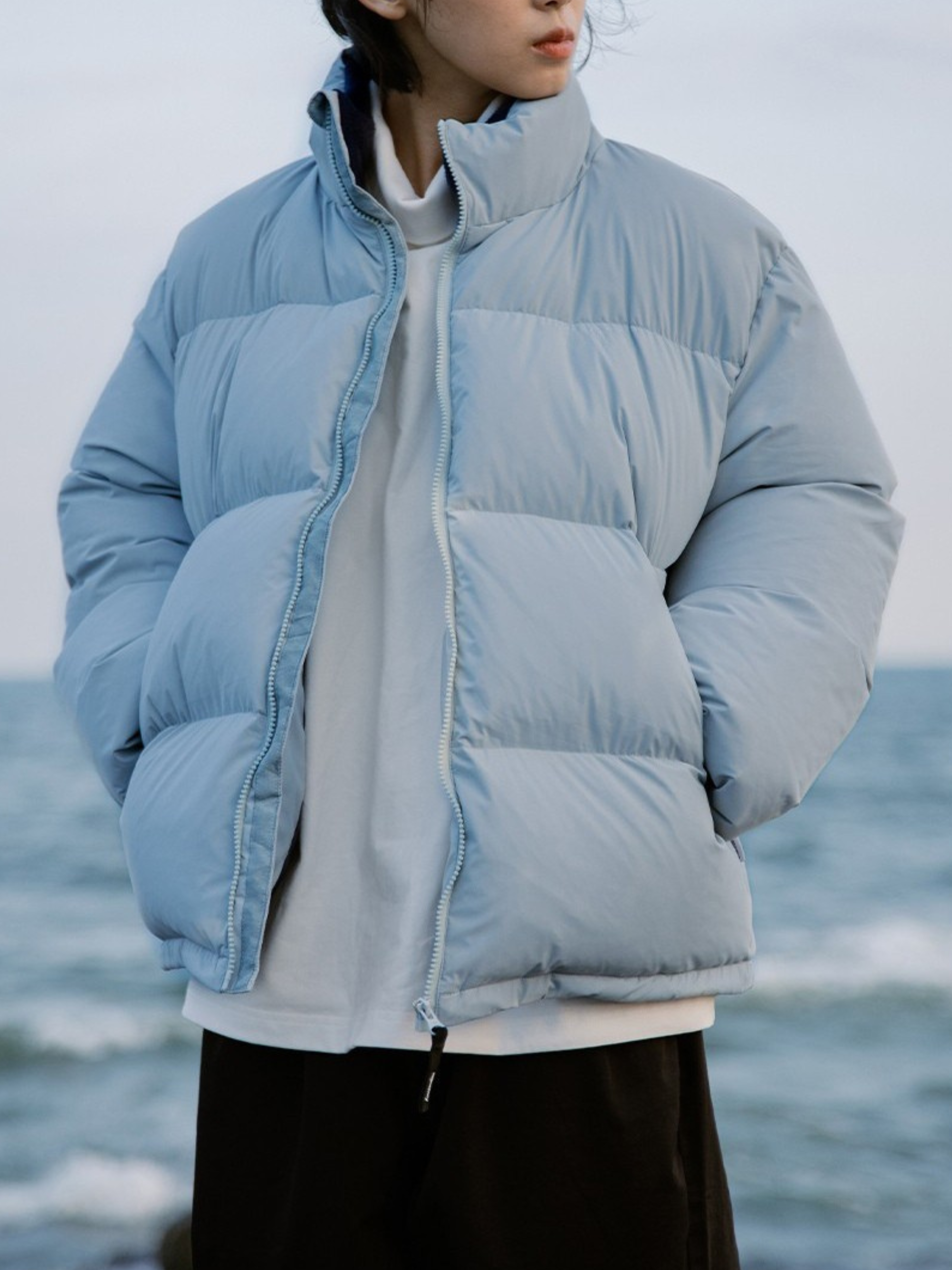 Nightspike - Unisex Wind-Resistant High-Neck Insulated Jacket