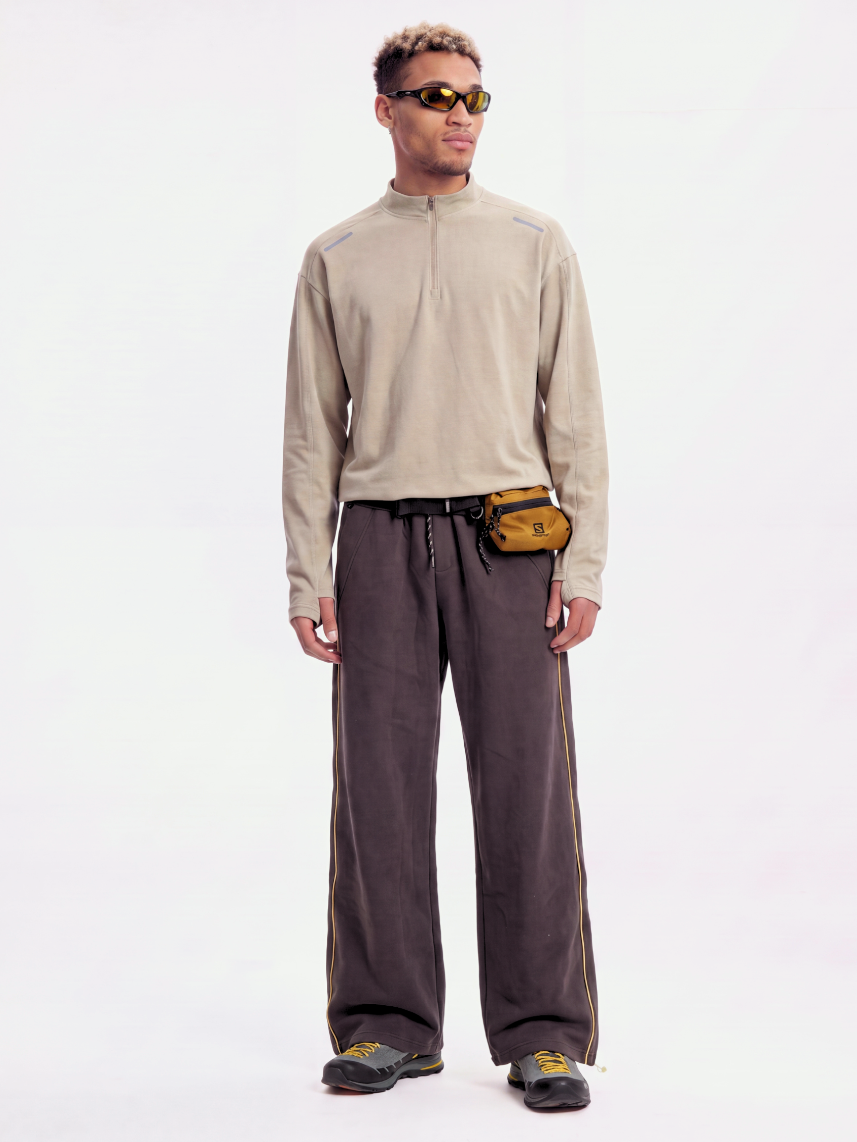 BreezeZip - Men's UPF40+ Quick-Dry Half-Zip Breathable T-Shirt