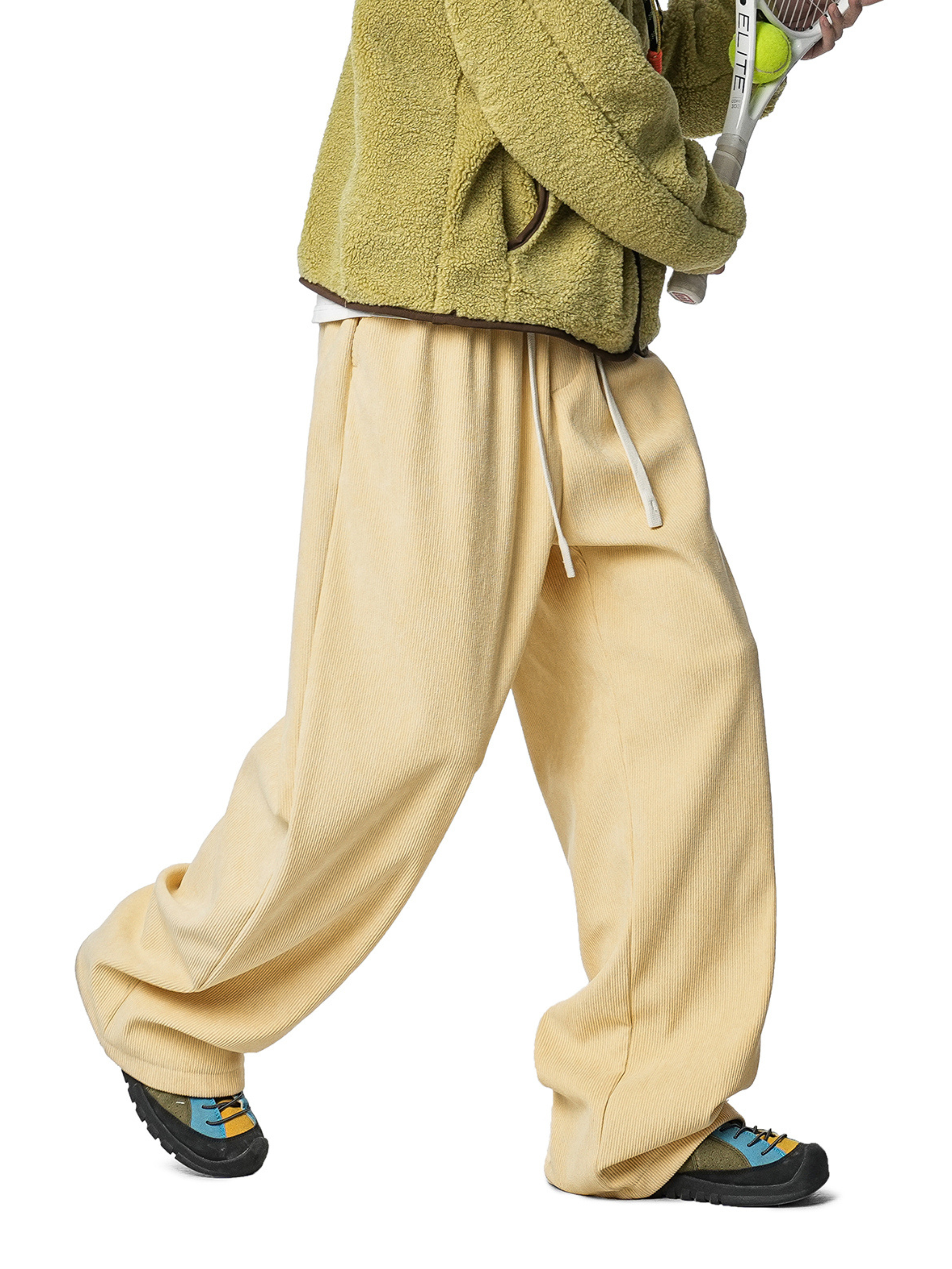 Shadewood - Women's Loose-Fit Corduroy Straight Pants