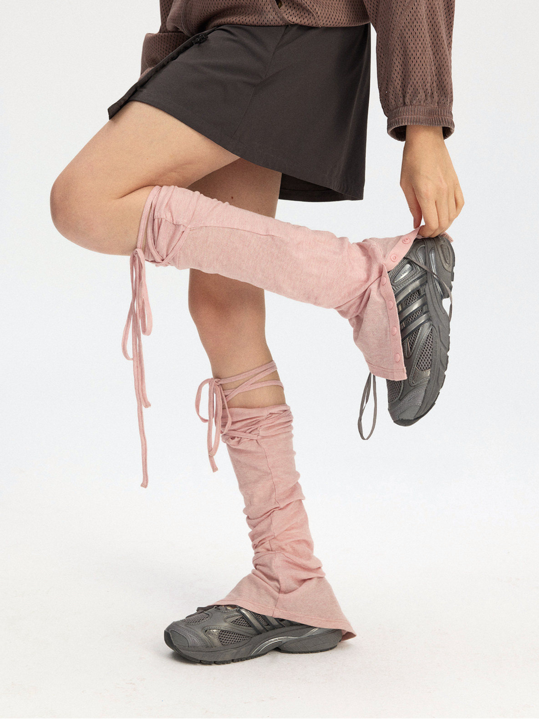BellDrift - Women's Adjustable Tie-Up Flared Leg Warmers