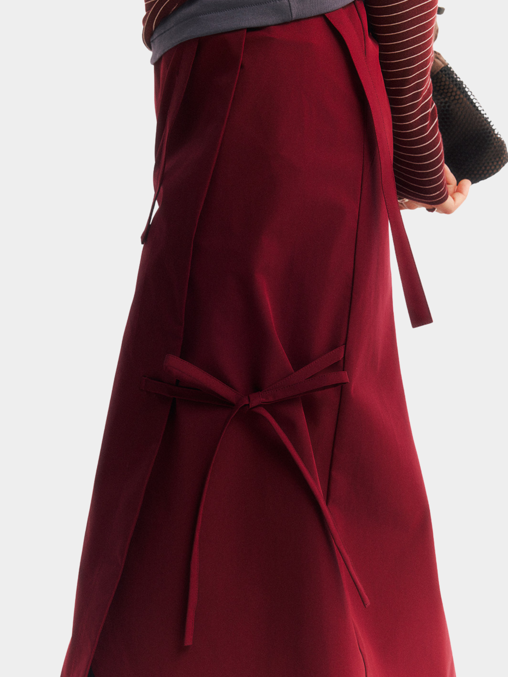 SpringMist - Women's Water-Repellent Durable A-Line Midi Skirt