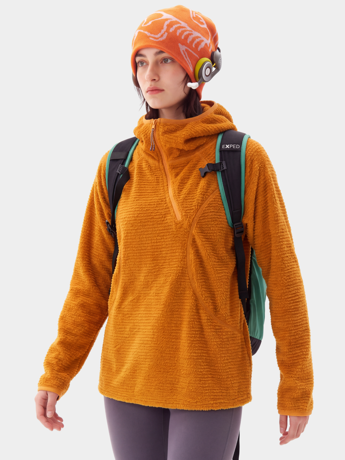 LiteMist - Lightweight Textured Fleece Half-Zip Sweatshirt