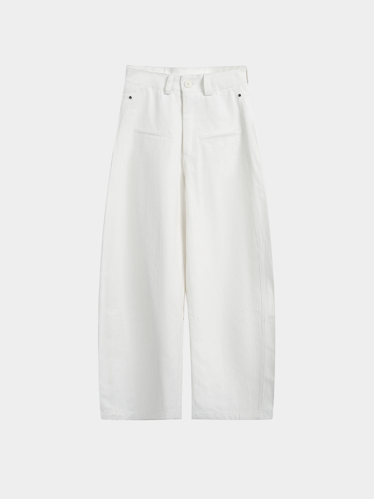 EchoLine - Unisex Natural Drape Cotton Straight-Leg Relaxed Pants