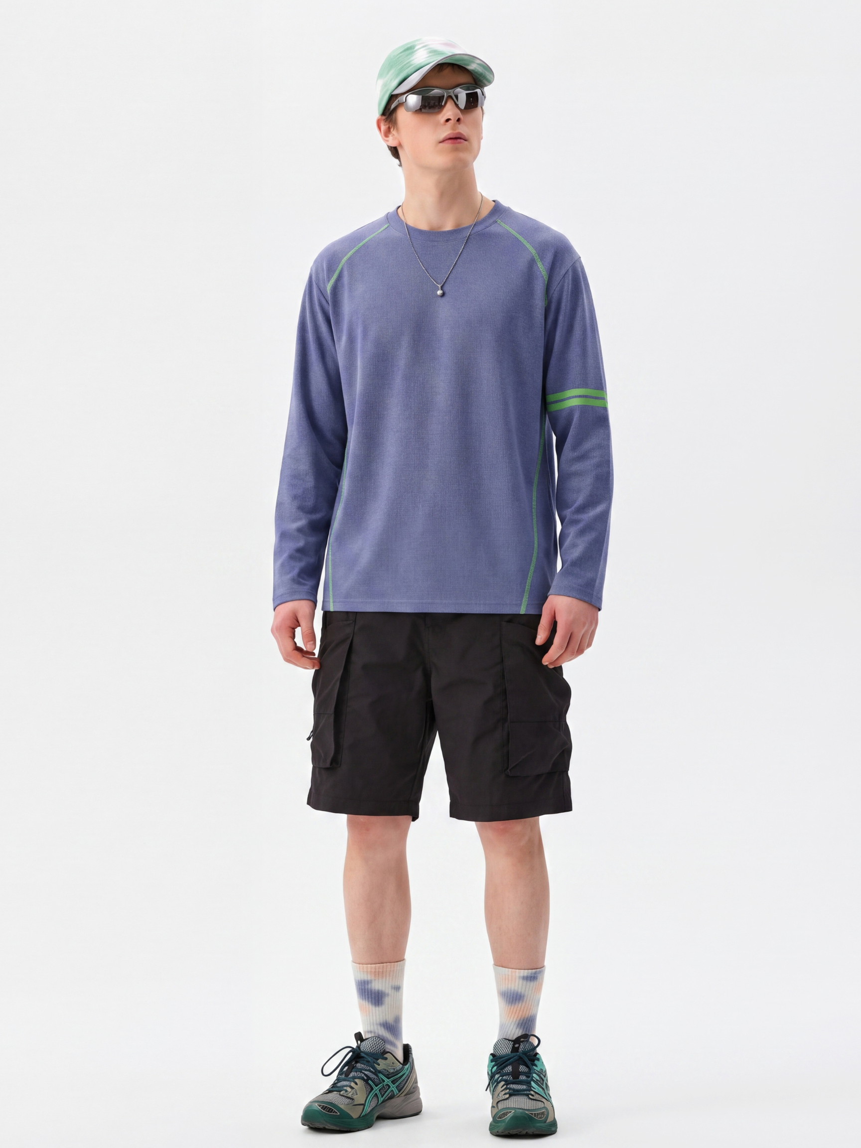 QuietMove - Unisex Crew Neck Long Sleeve Athletic T-Shirt