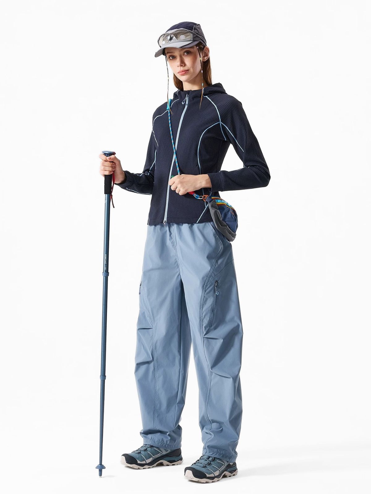 EchoWall - Water-Repellent Wind-Resistant Color-Block Paratrooper Pants