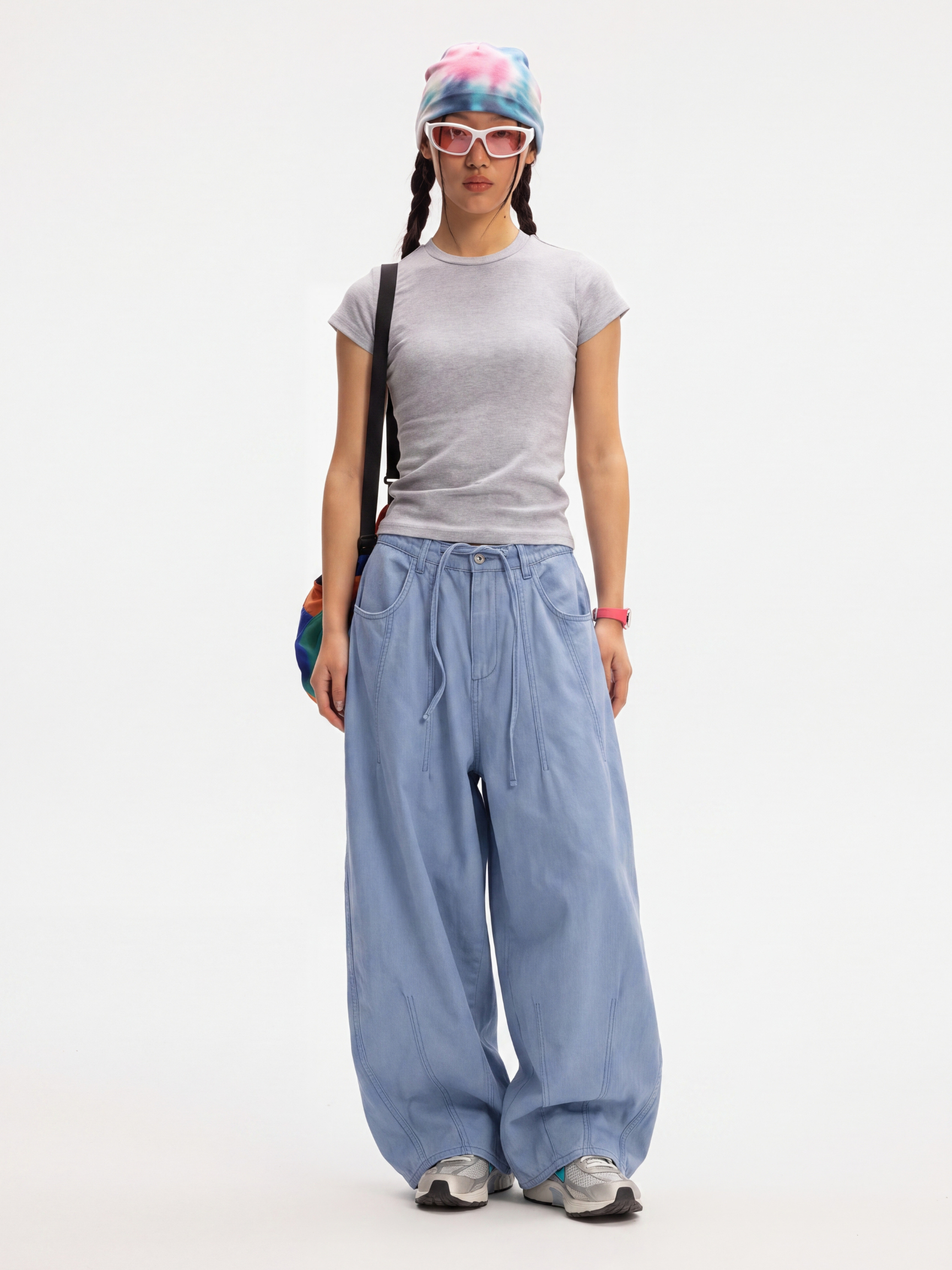 TrailStow - Drawstring Soft & Breathable Utility Wide-Leg Pants