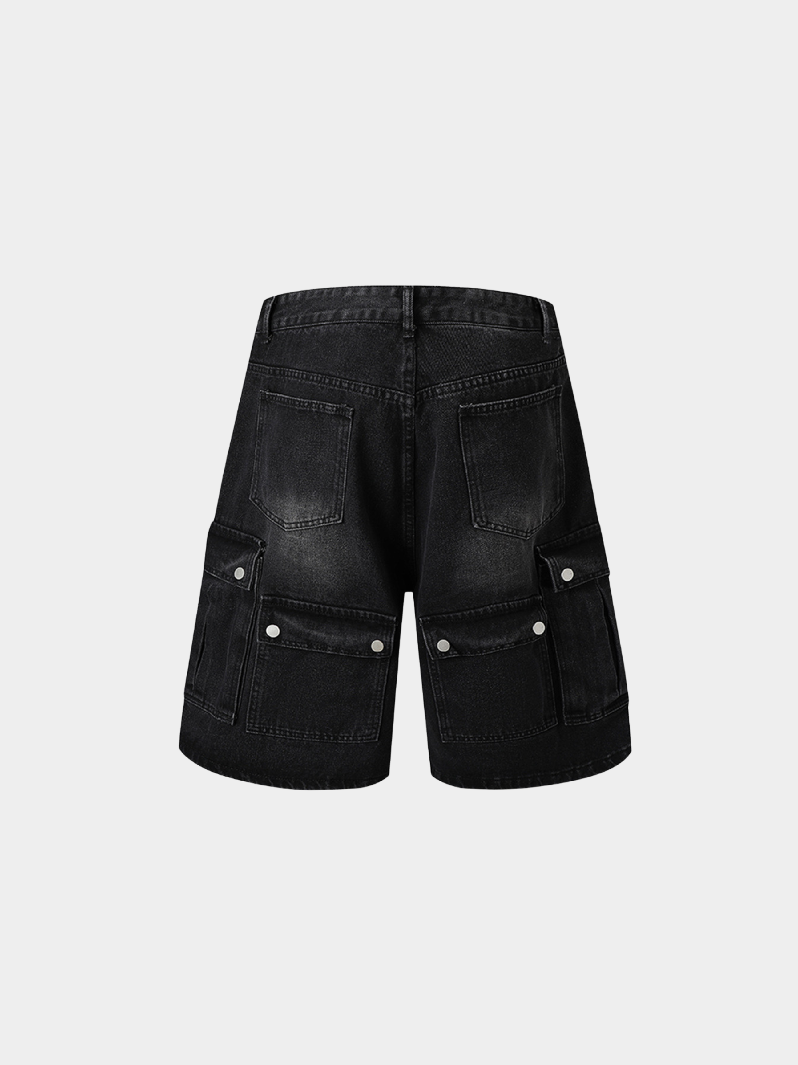BaseStove - Men's Multi-Pocket Denim Shorts GONGGAR SPORTS