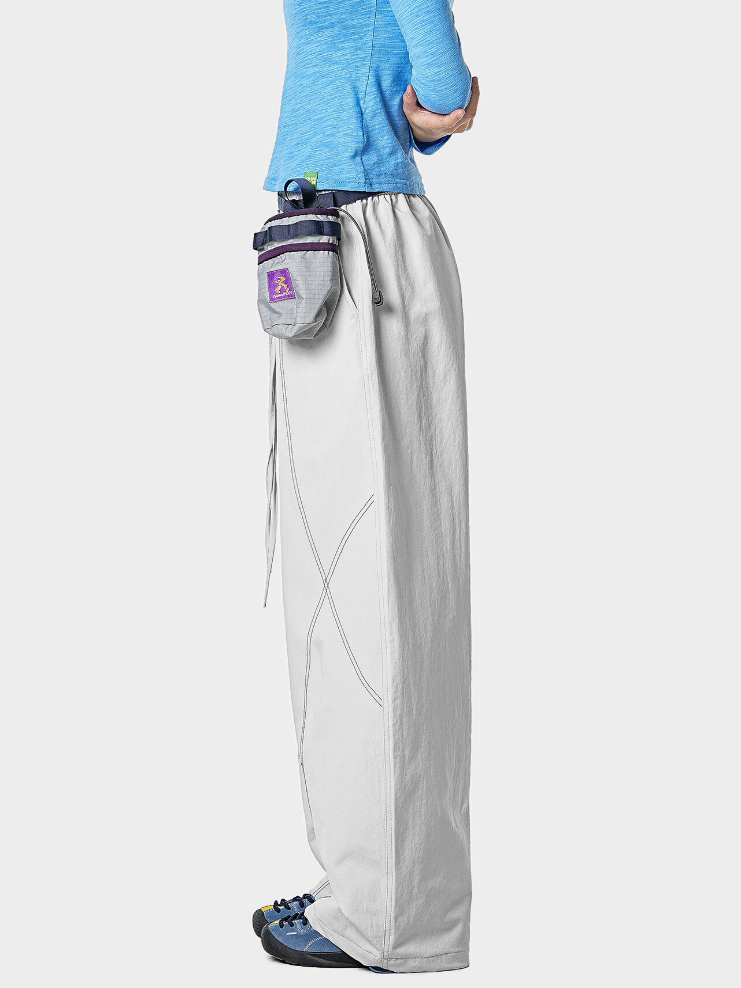 Stormrush - Unisex Contrast-Stitch Water-Repellent Paratrooper Pants