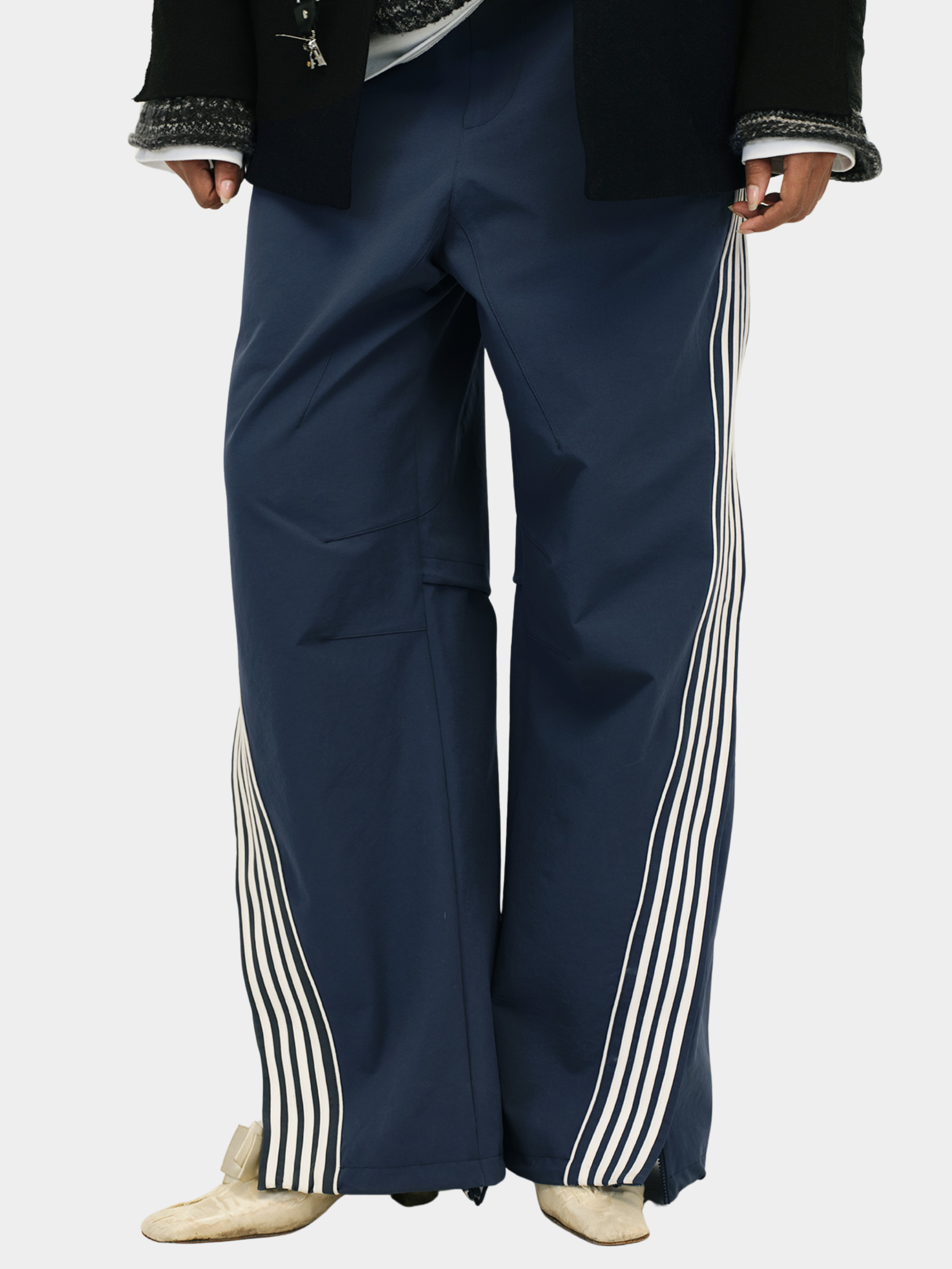 StoneBoard - Women's Panelled Drawstring Stripe Track Pants