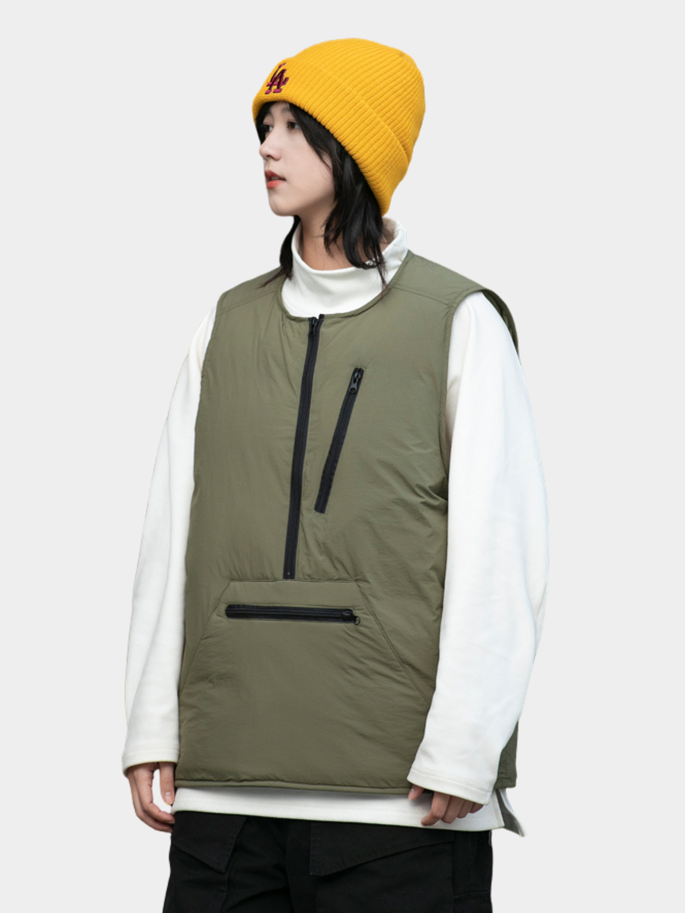 HeatBag - Women's 90% White Duck Down Large Pocket Vest