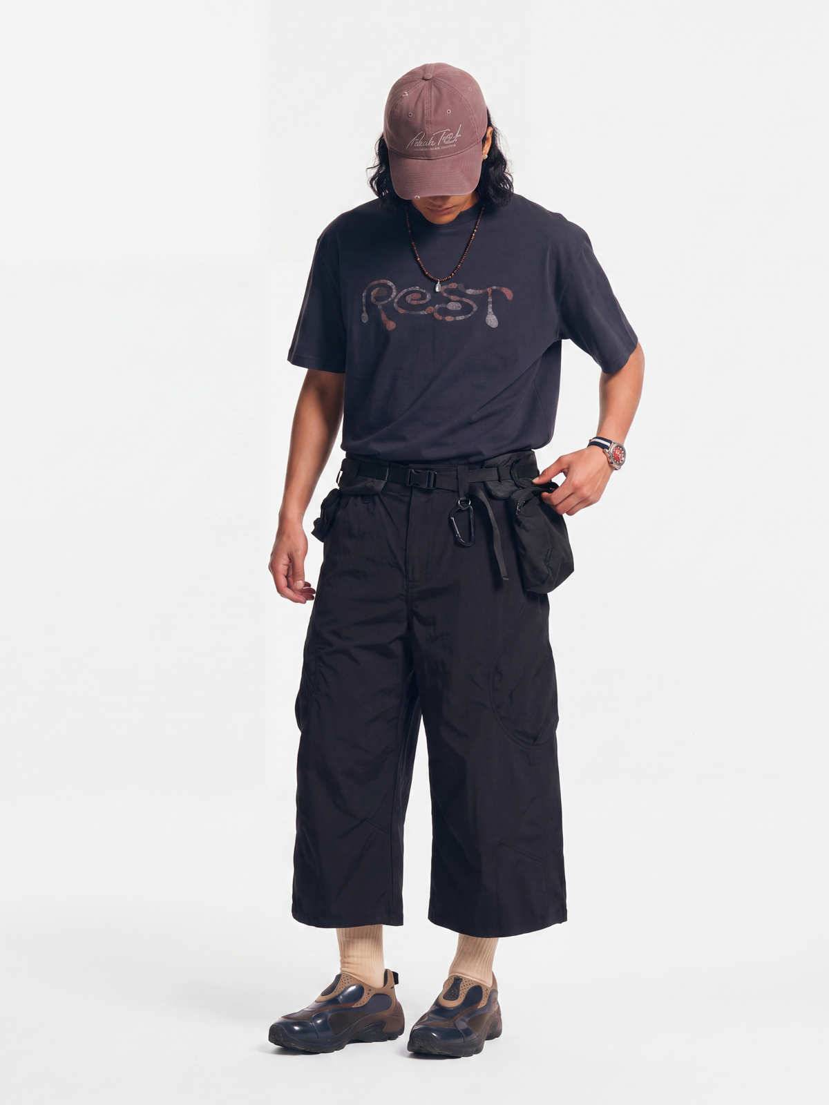 FoldDraw - Quick-Dry Adjustable Pleated Lightweight Cropped Pants