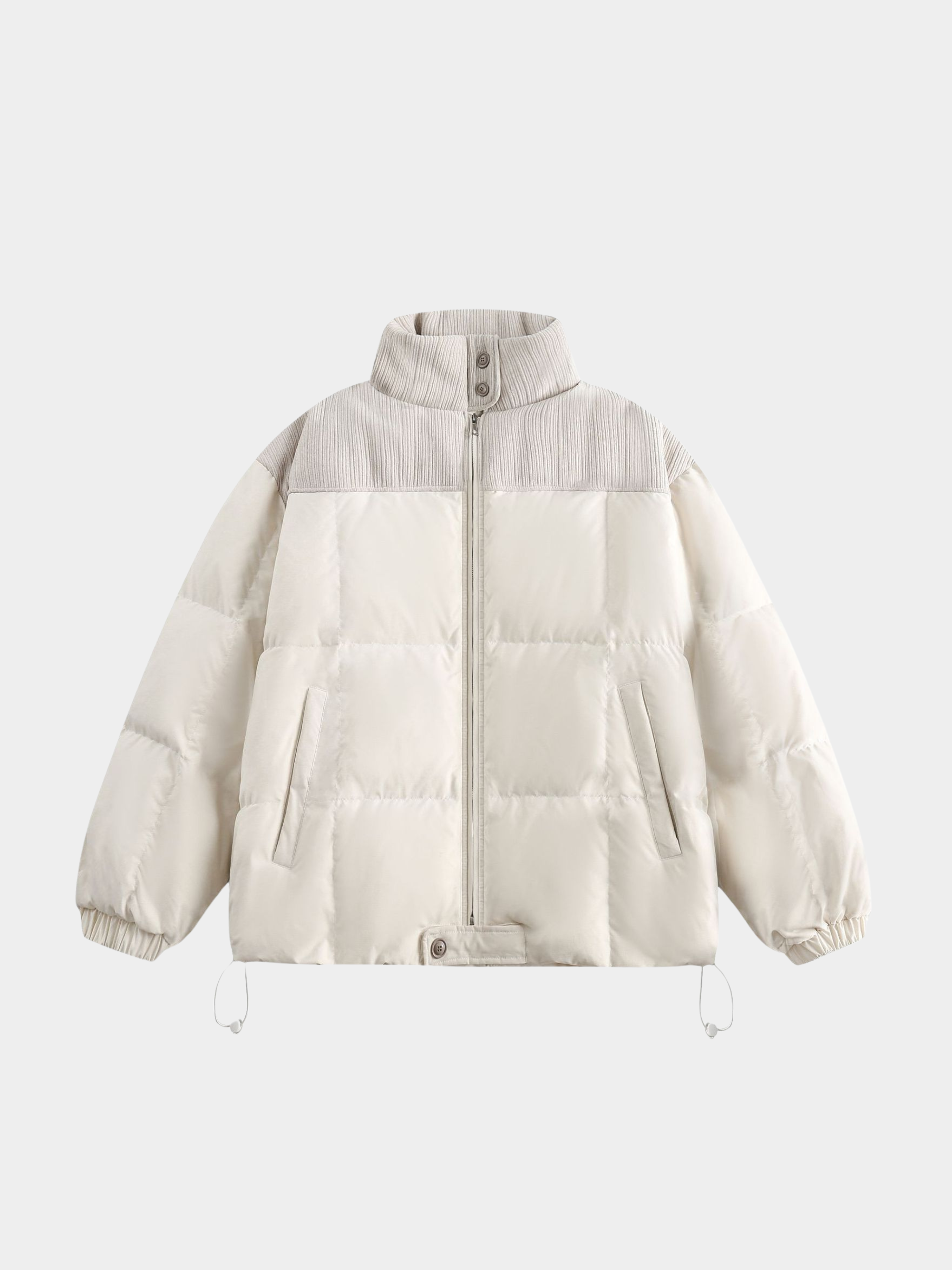 Pinestride - Women‘s Color-Block 90% White Duck Down Jacket GONGGAR SPORTS