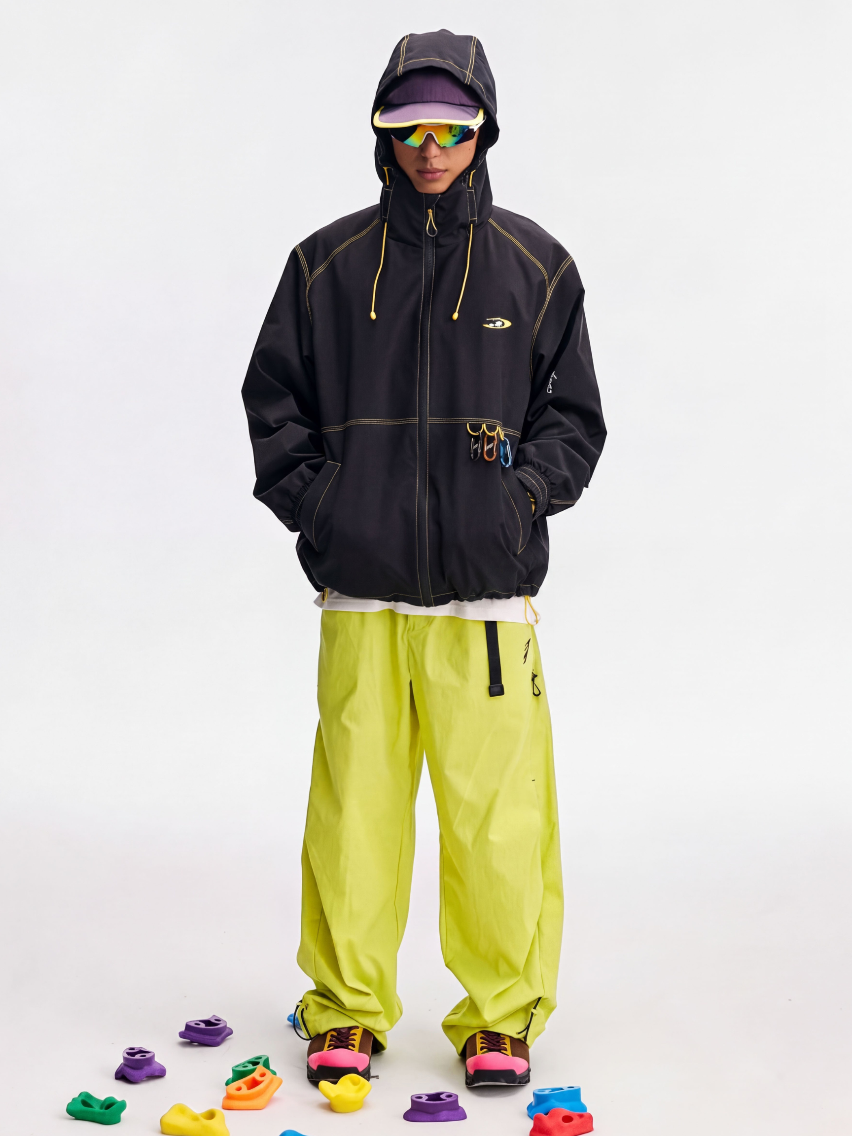 EchoDeck - Teflon® Triple-Defense Colorblock Drawstring Jacket