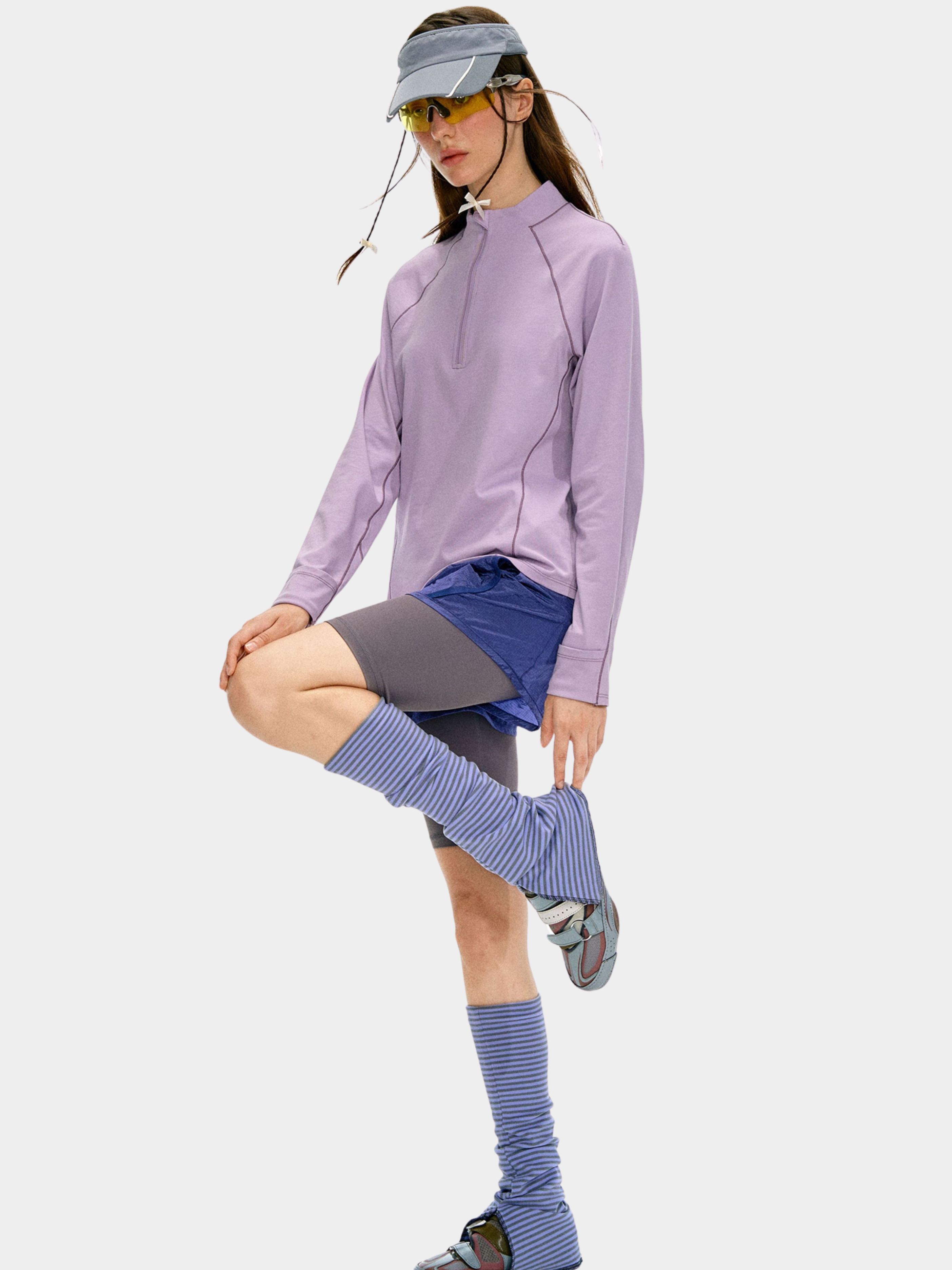 Caveflare - Women's UPF50+ Stand-Collar Long-Sleeve Sweatshirt